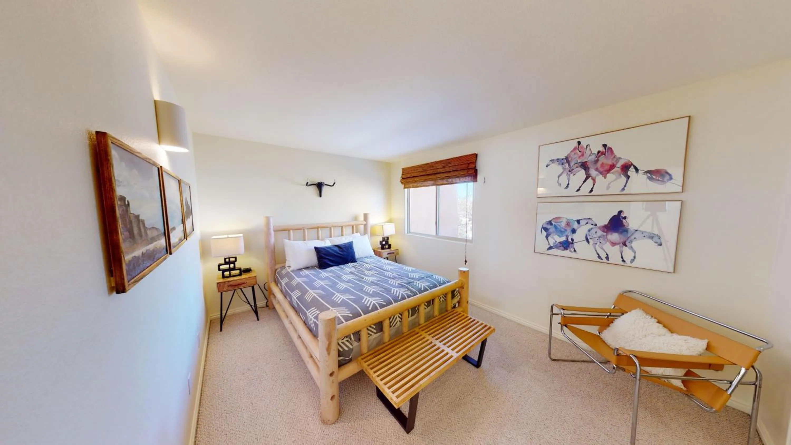 Bed in Steel Bender Retreat #3293