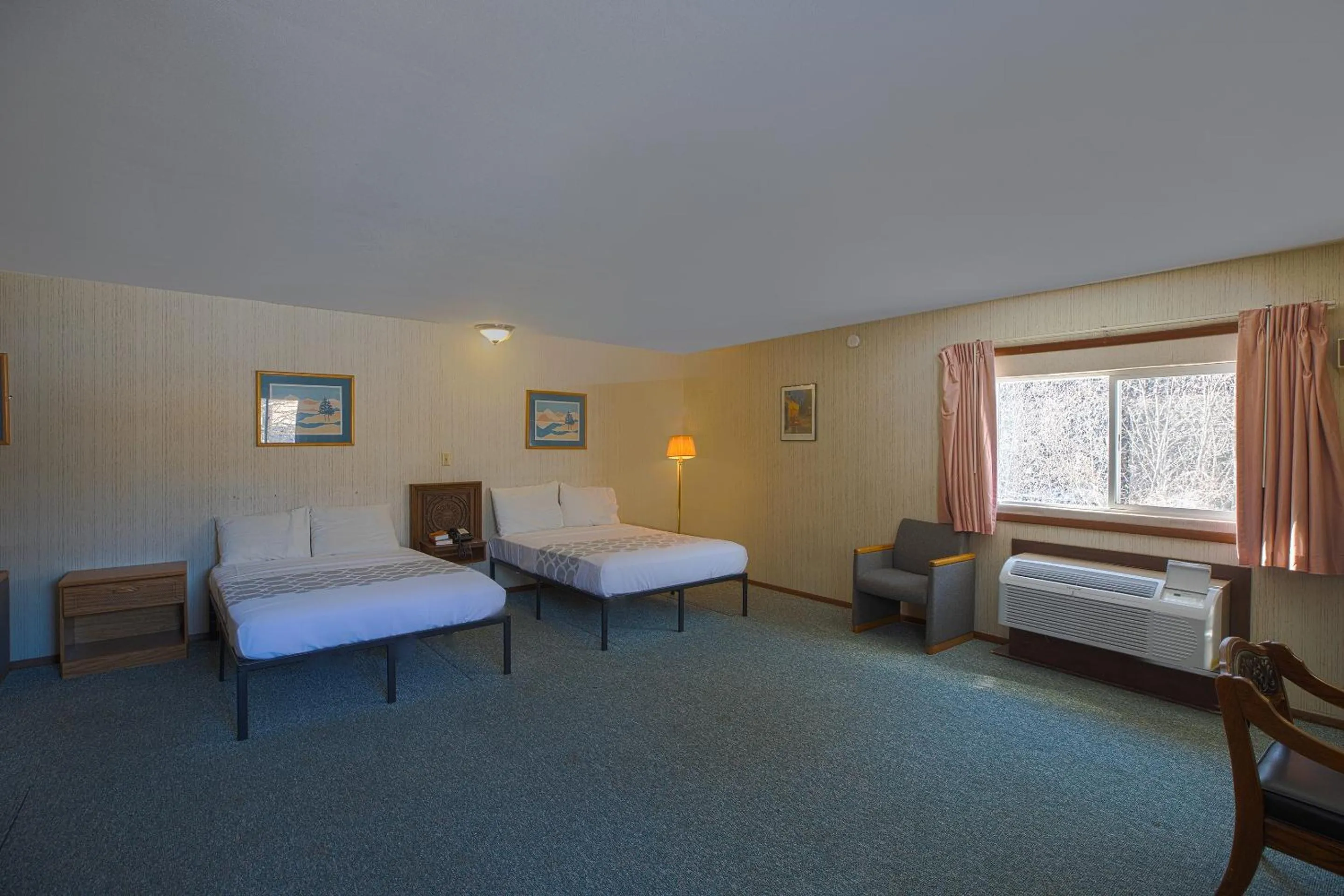 Bedroom, Bed in Love Hotels Tomahawk by OYO at Lake Mohawksin WI