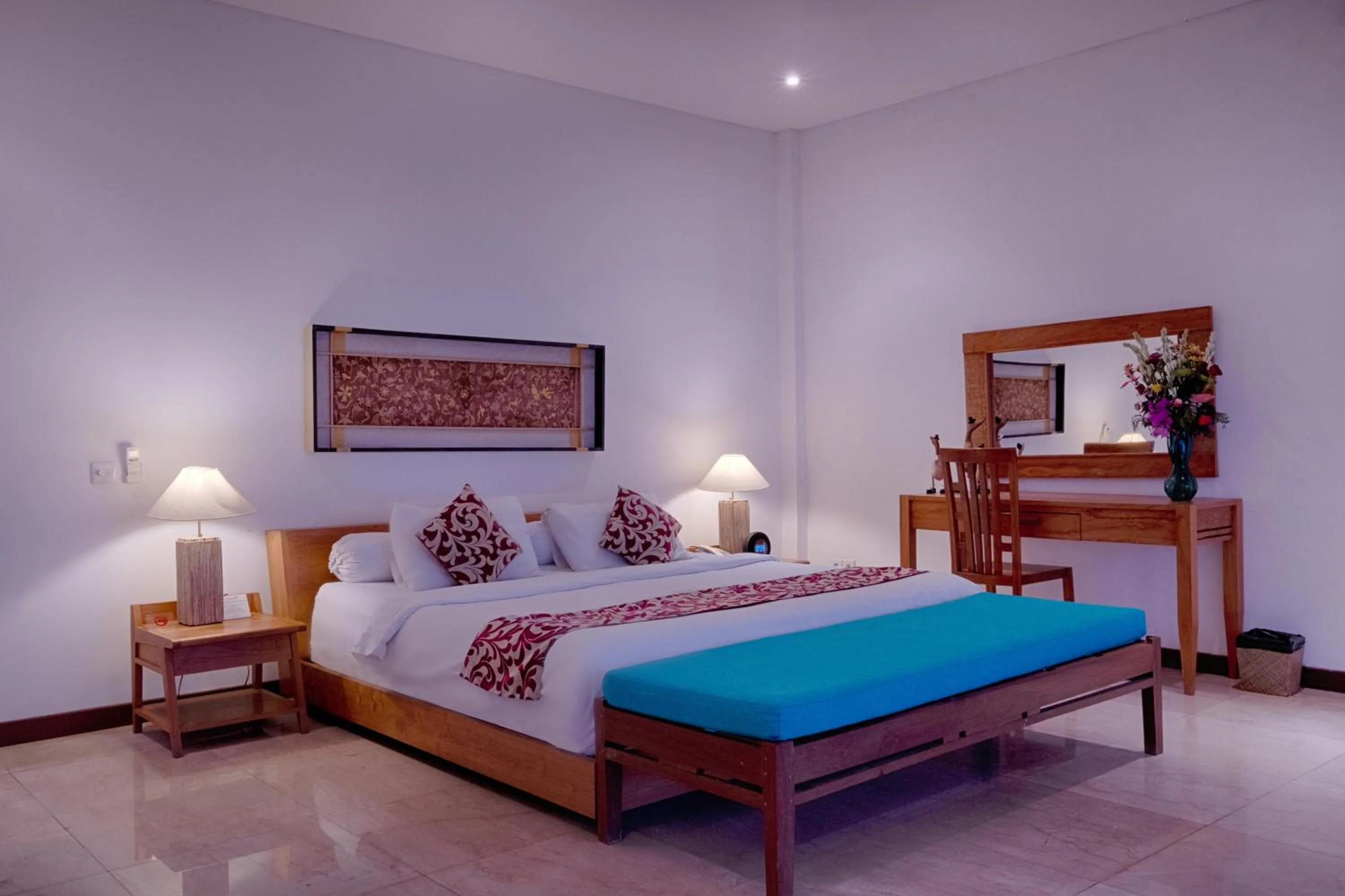Bedroom, Bed in Keramas Beachfront Villa by Sanga Sanga Hospitality