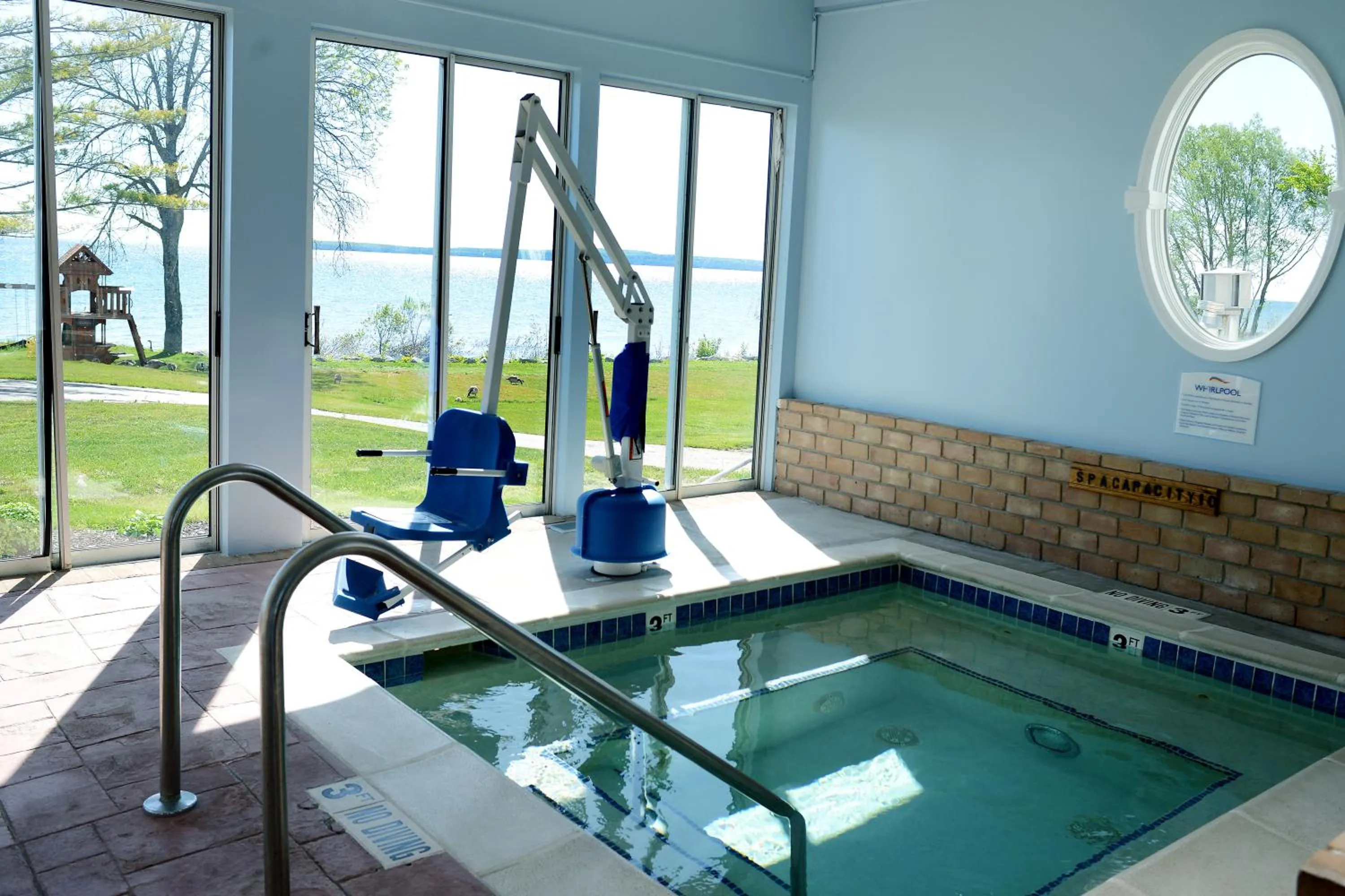 Swimming pool in Baymont by Wyndham St. Ignace Lakefront