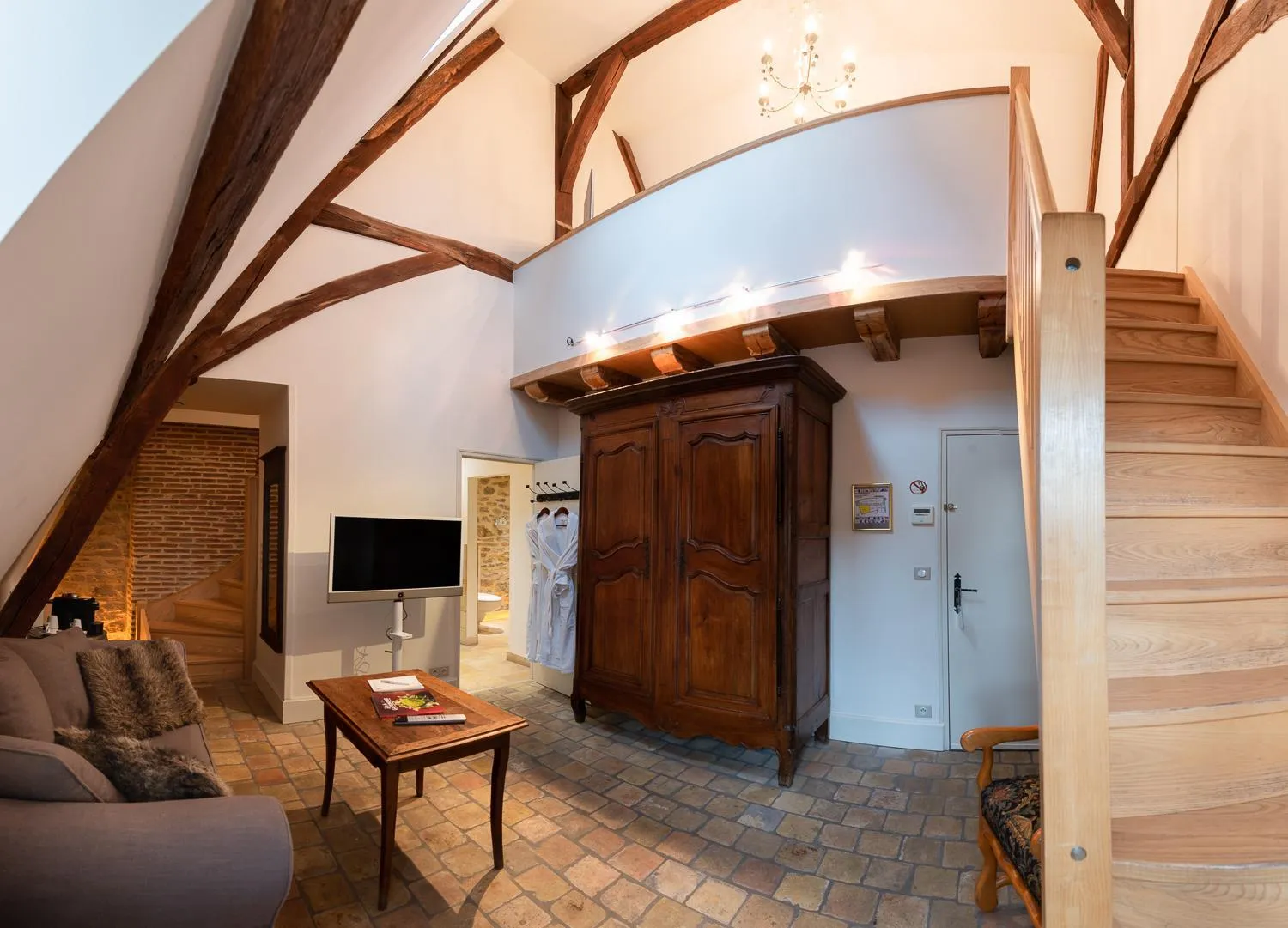 Living room in Abbaye de Maizières