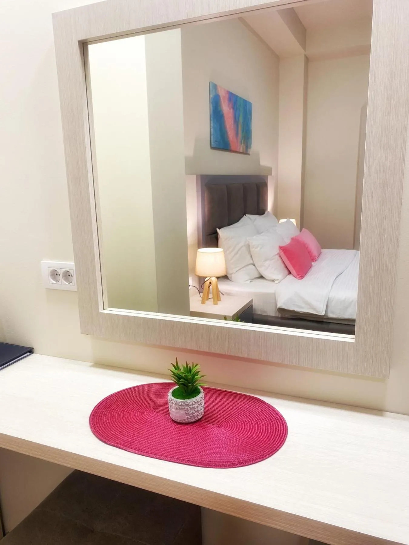 Bathroom, Bed in Hotel Olimpija plus