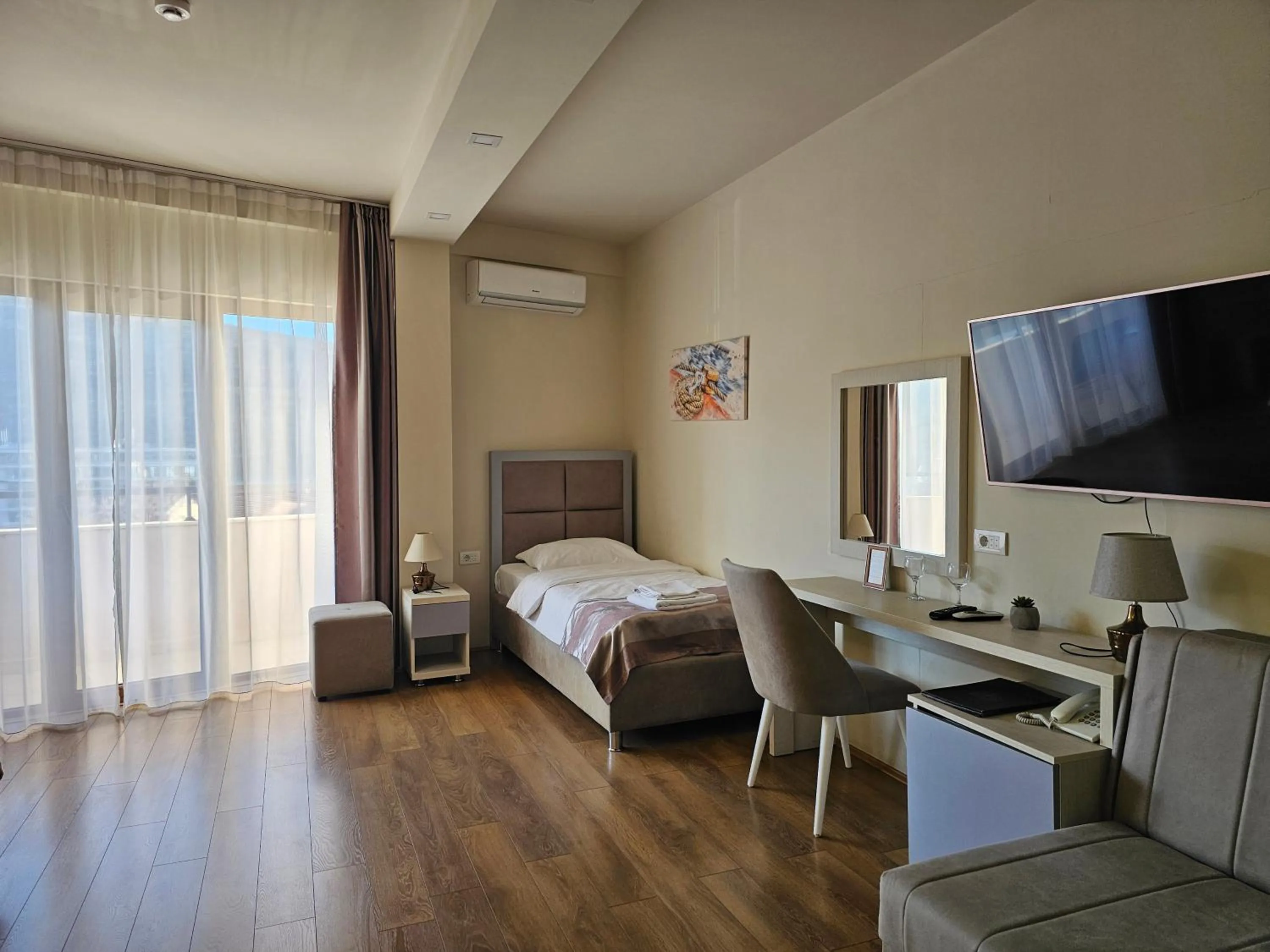 Photo of the whole room, Bed in Hotel Olimpija plus