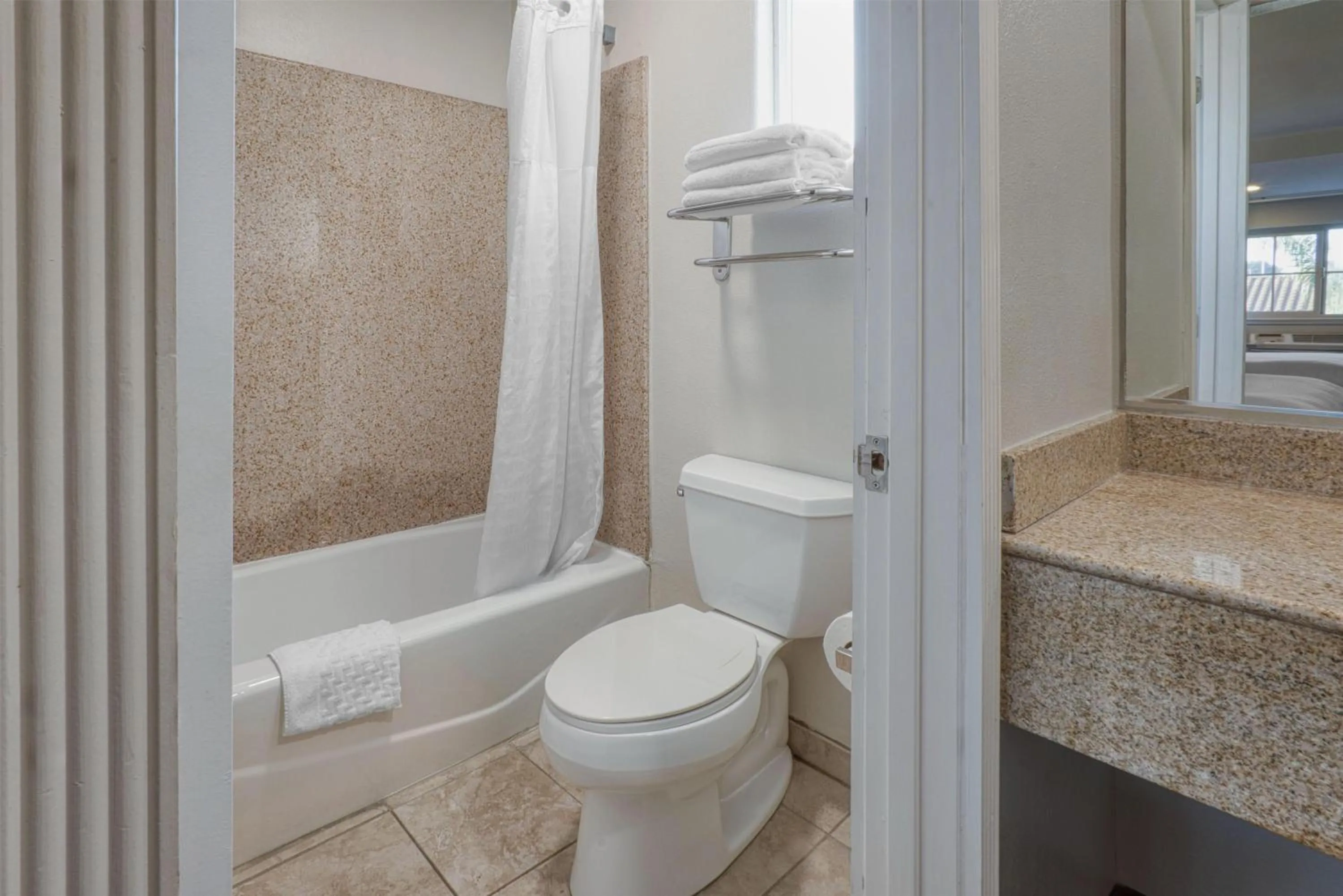 Bathroom in SureStay Hotel by Best Western San Rafael