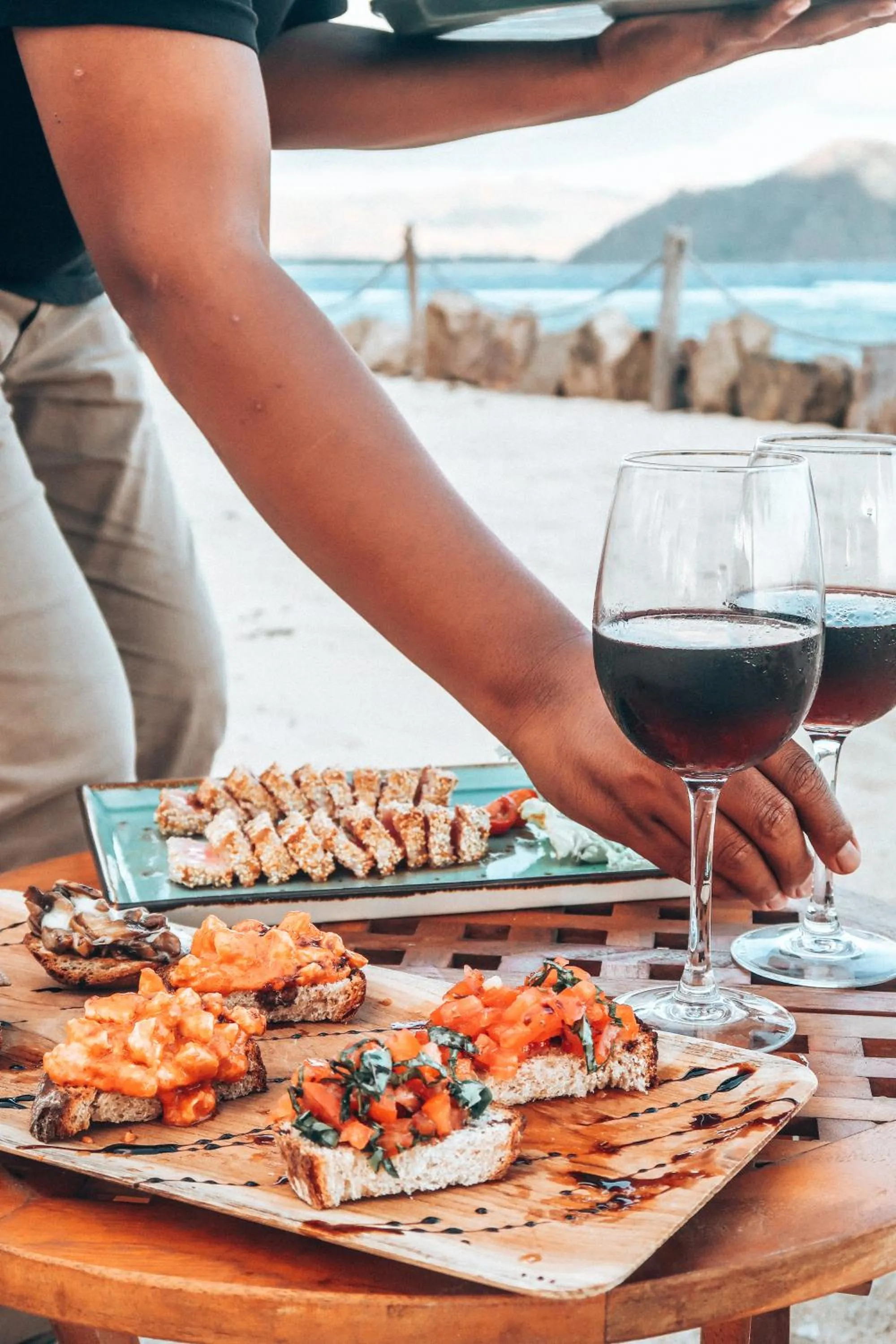 Food close-up in Segara Lombok Beach Resort
