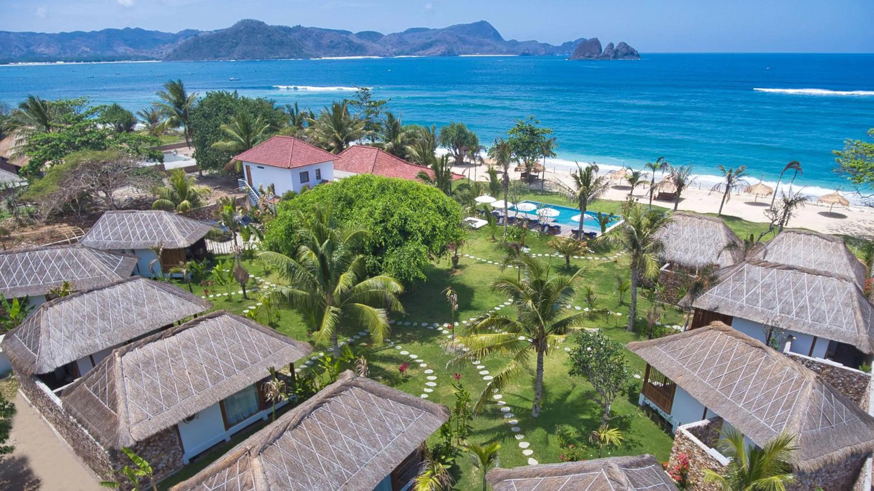 Bird's eye view in Segara Lombok Beach Resort