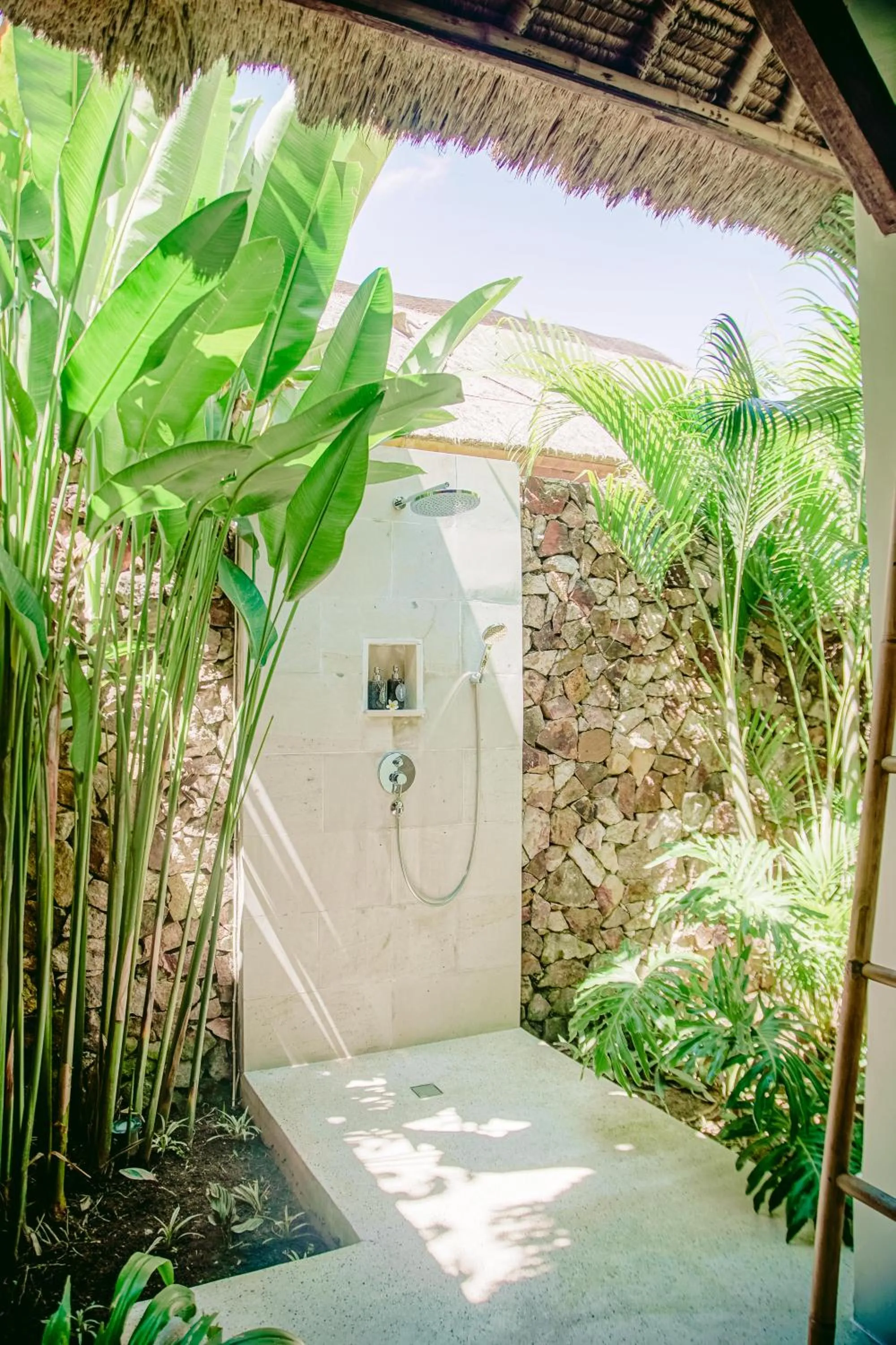 Shower in Segara Lombok Beach Resort