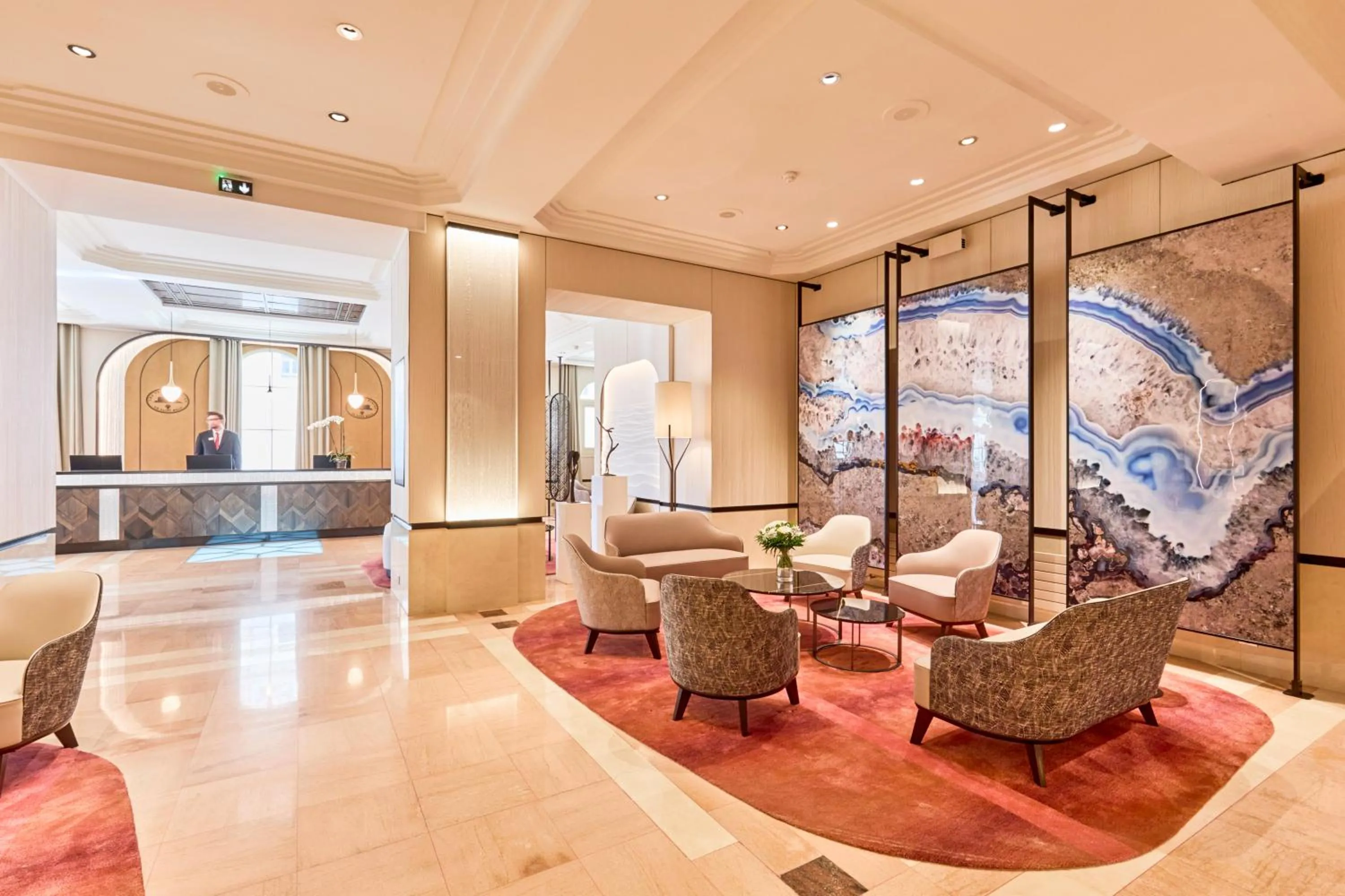 Seating area in Grand Hôtel Des Thermes