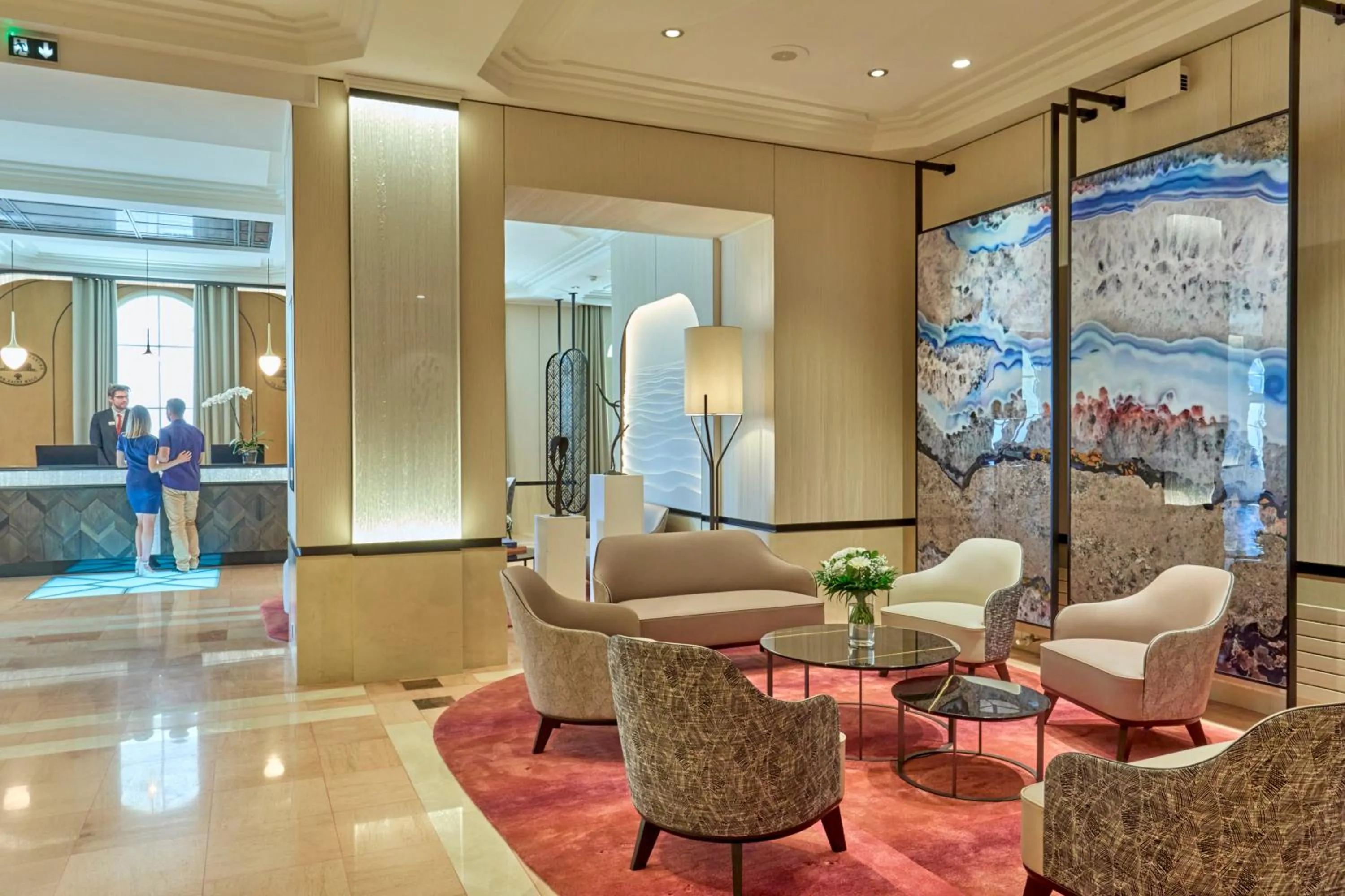 Lobby or reception in Grand Hôtel Des Thermes