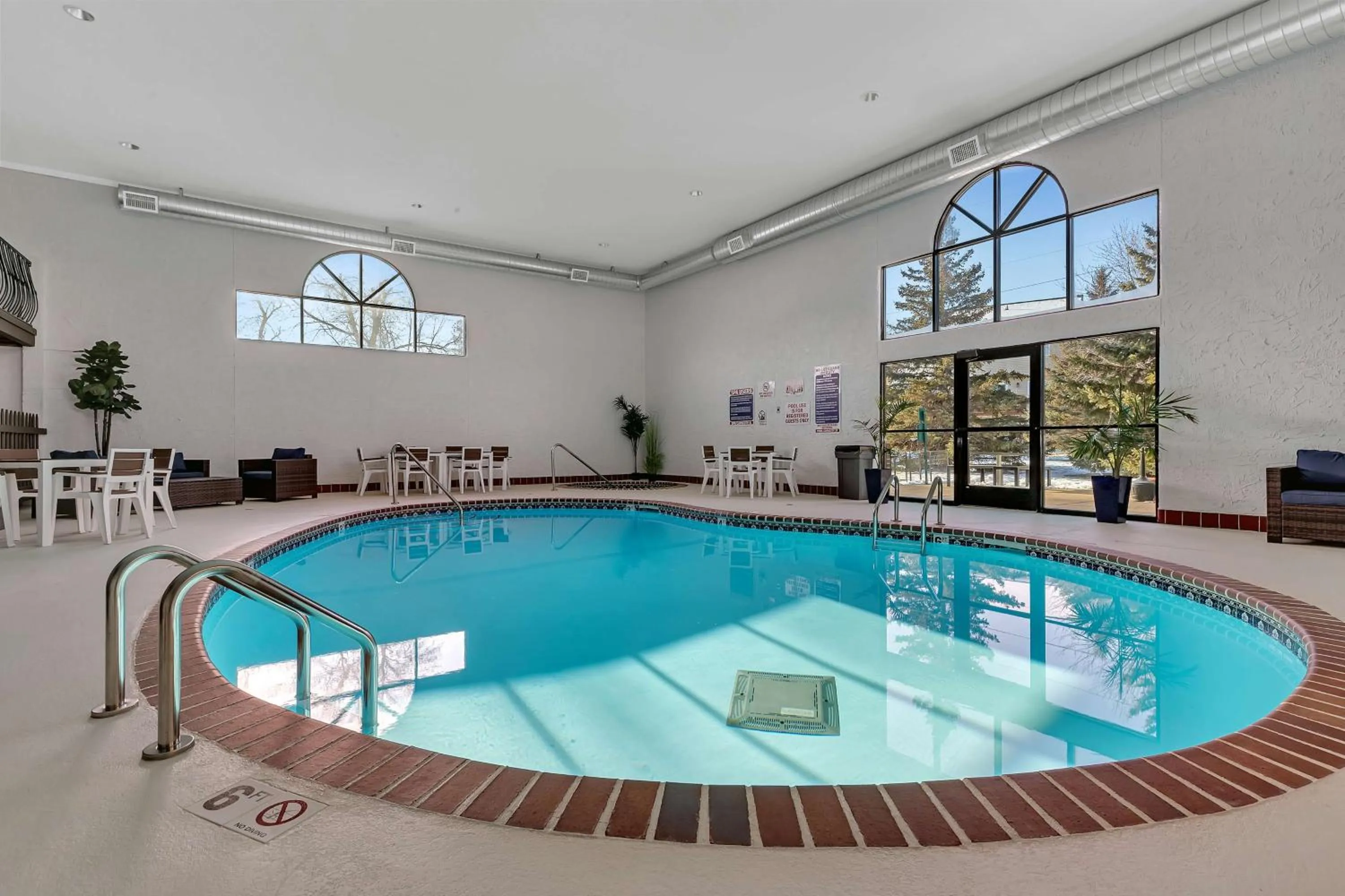 Pool view in SureStay Hotel by Best Western Spicer