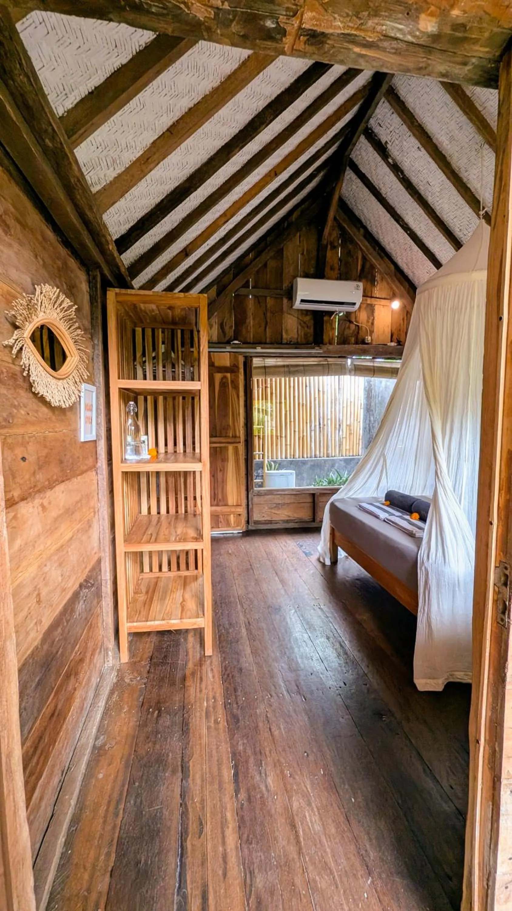 Bed in Musa Villas and Bungalows Gili Air