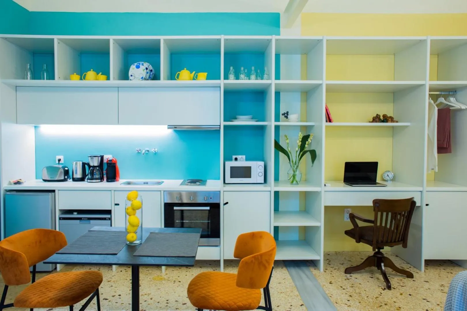 Kitchen or kitchenette in KERAMOS Athens