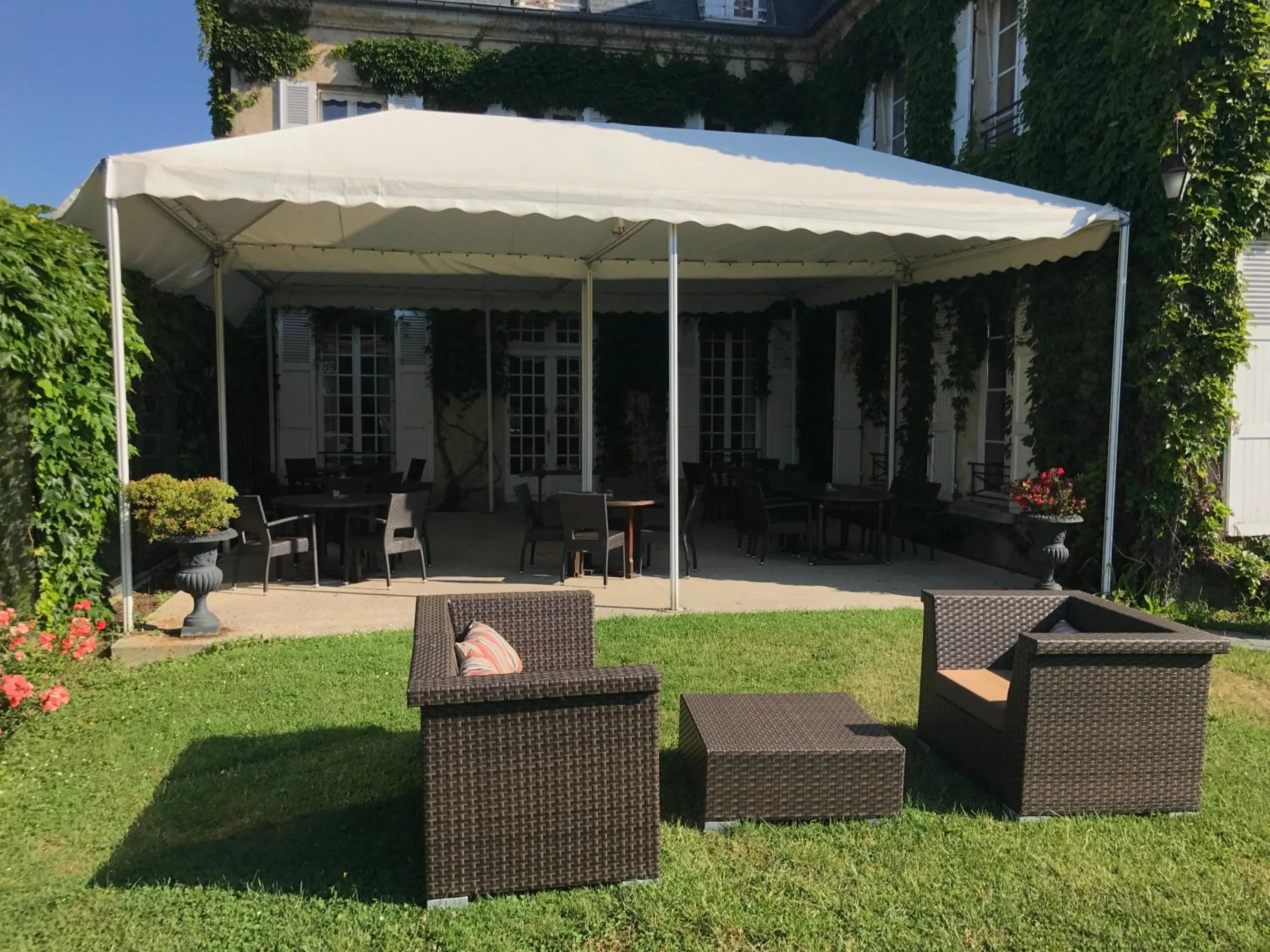 Patio in Château de Sancy