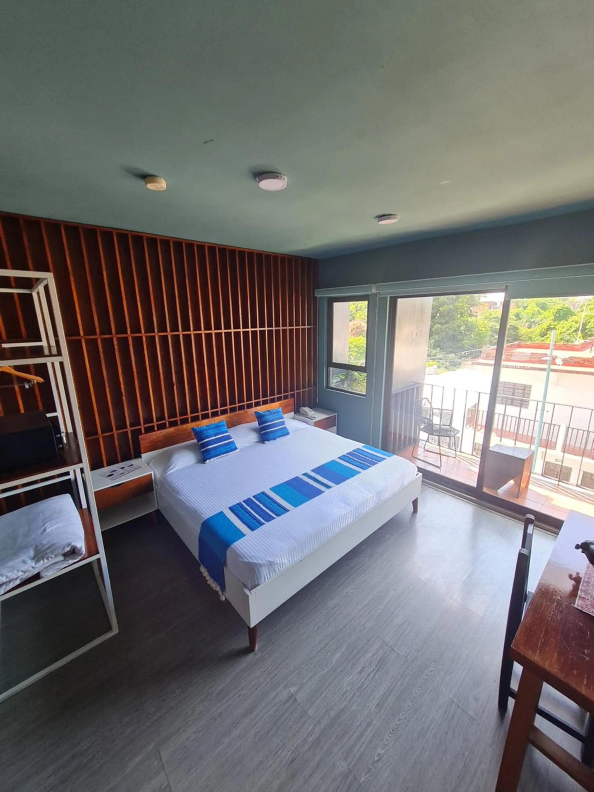 Bed in Hotel Momotus Tuxtla