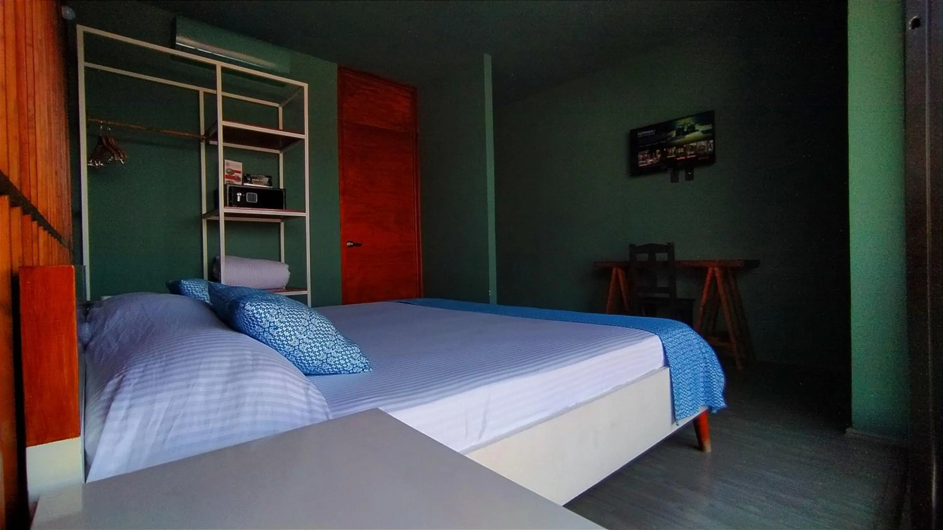 Bed in Hotel Momotus Tuxtla