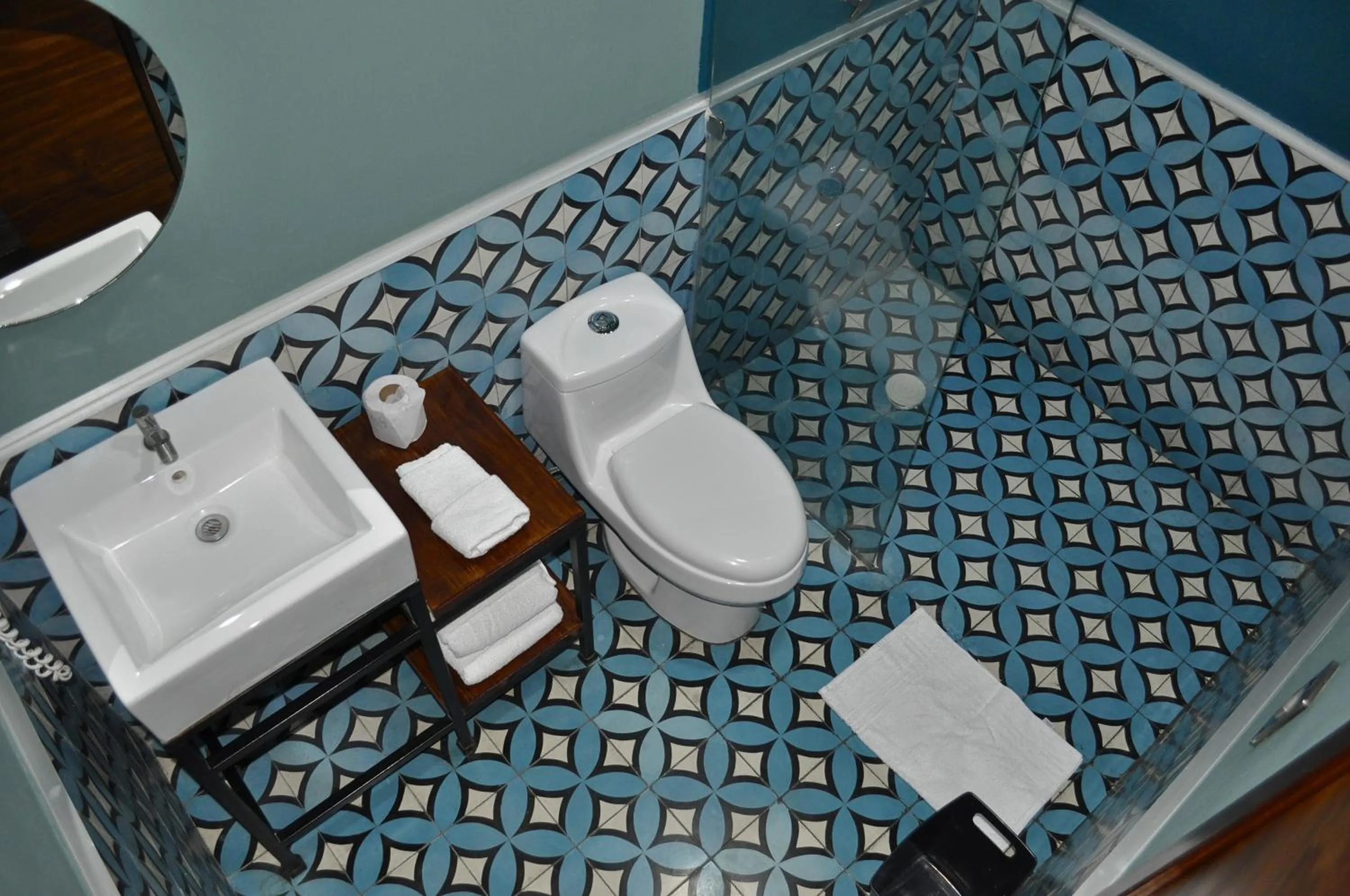 Bathroom in Hotel Momotus Tuxtla