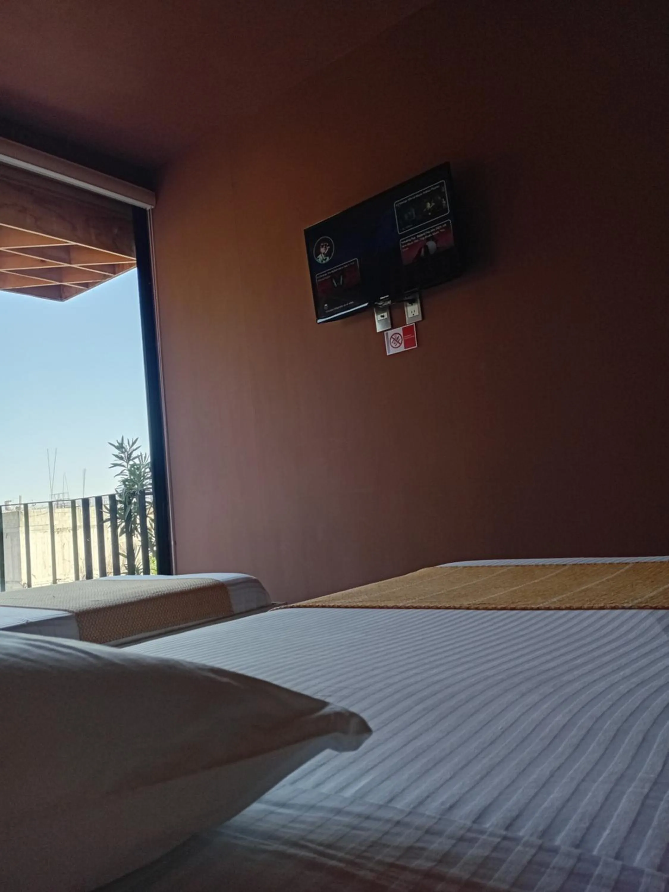 Bed in Hotel Momotus Tuxtla