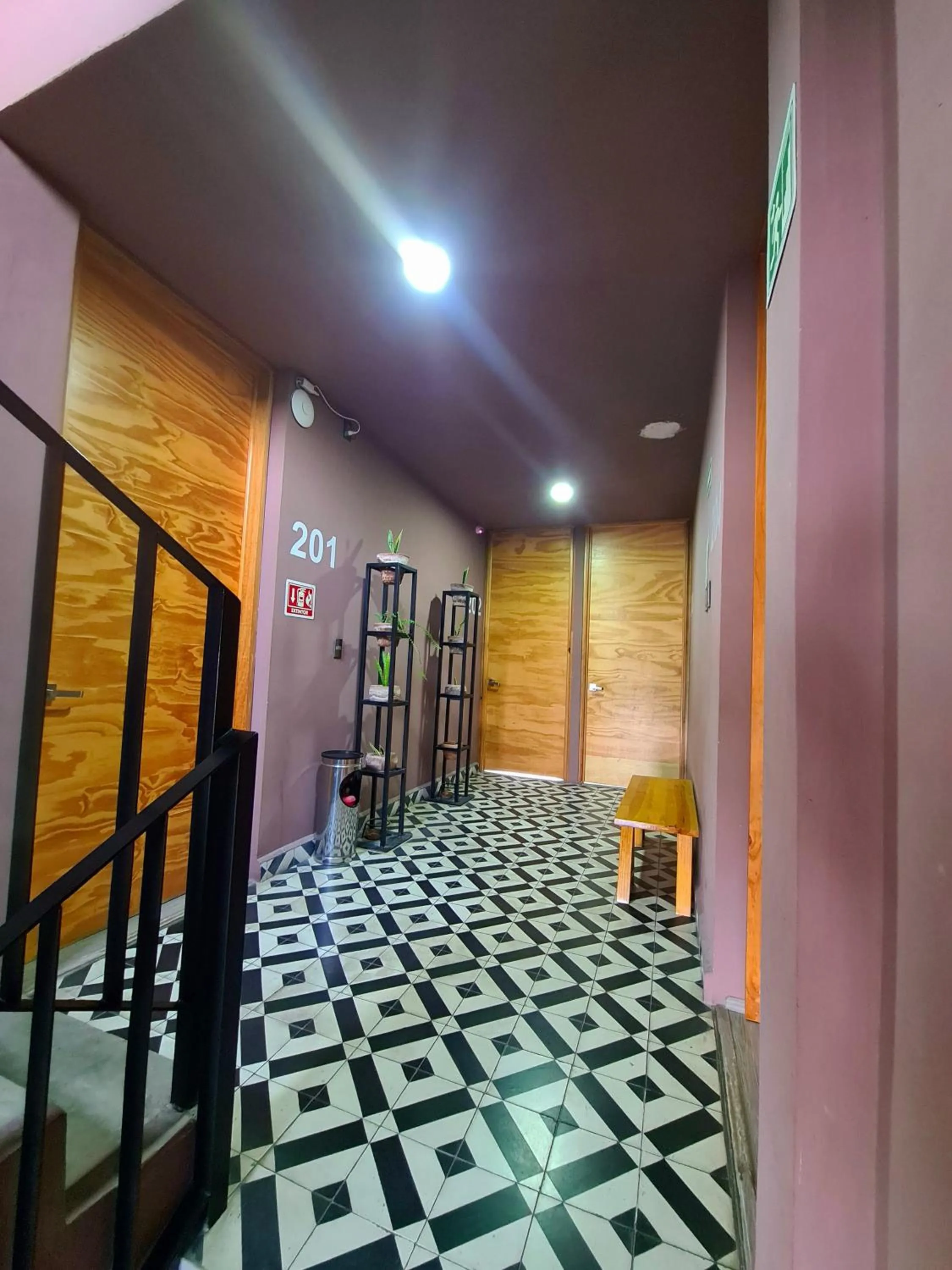 Decorative detail in Hotel Momotus Tuxtla