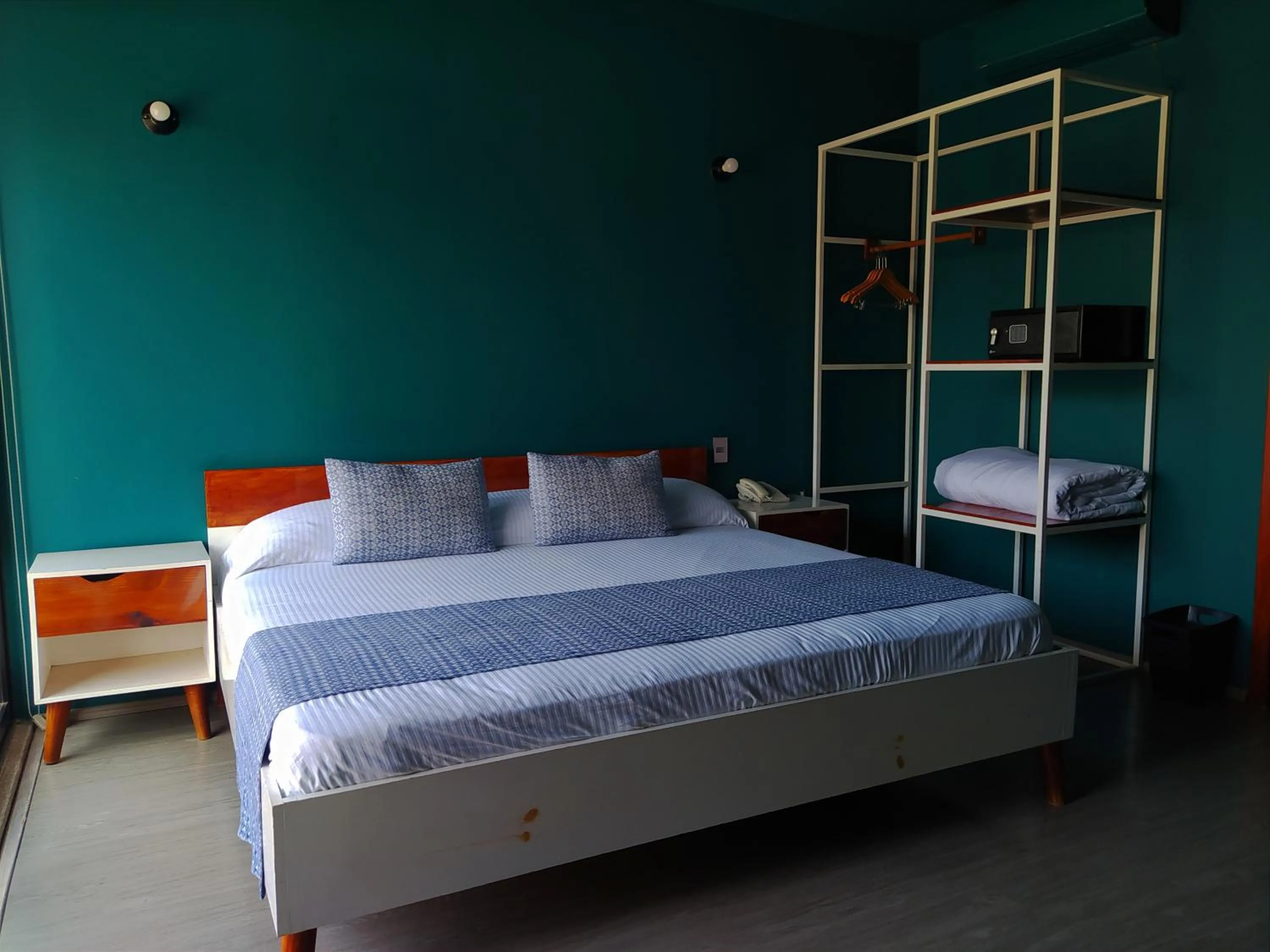 Bed in Hotel Momotus Tuxtla