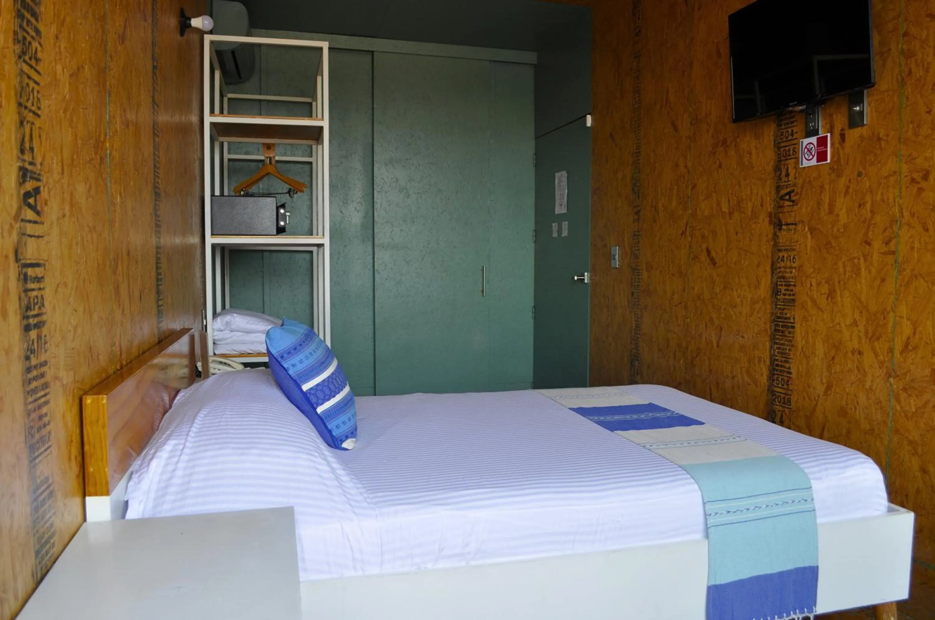 Bed in Hotel Momotus Tuxtla