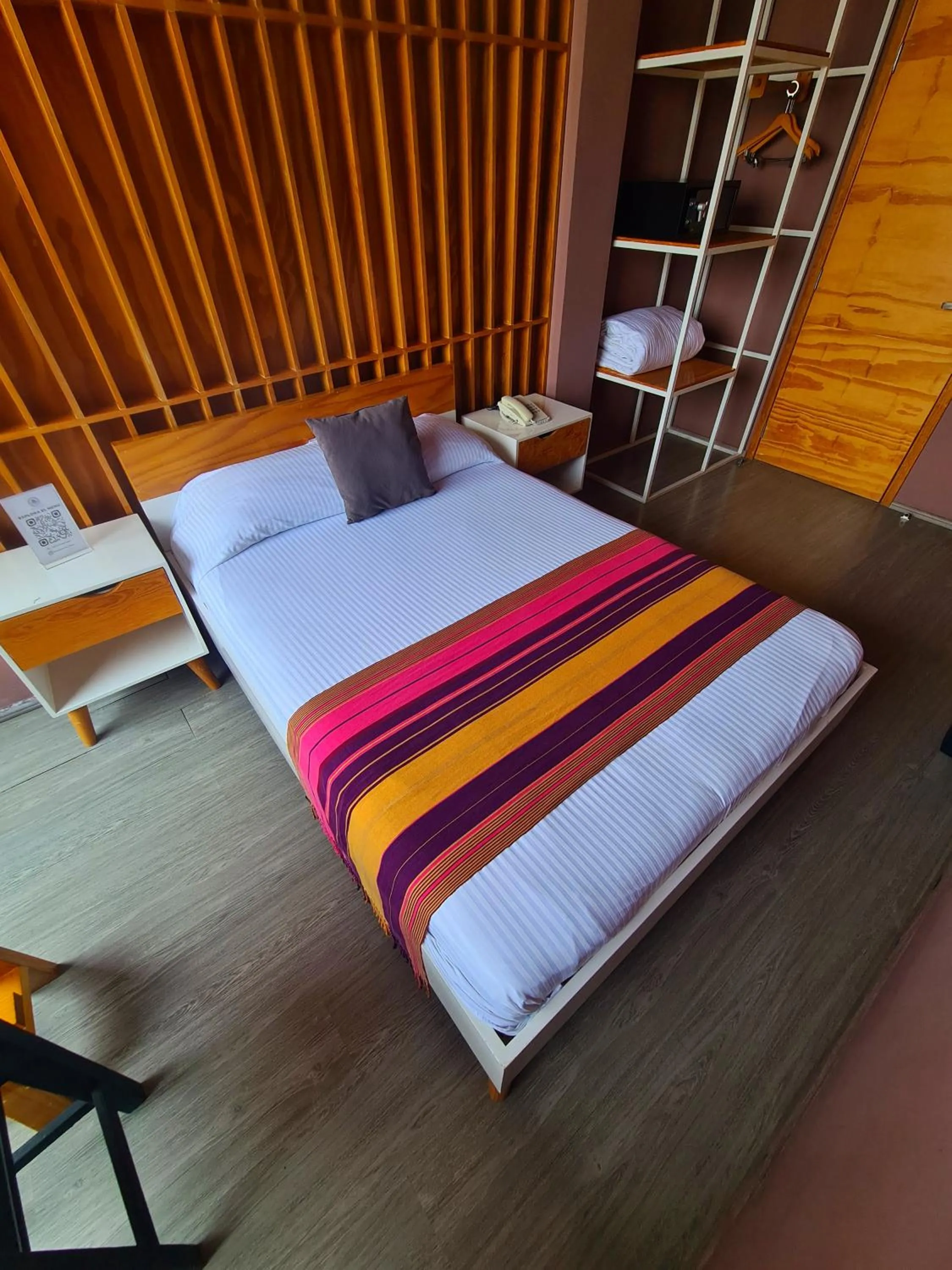Bed in Hotel Momotus Tuxtla