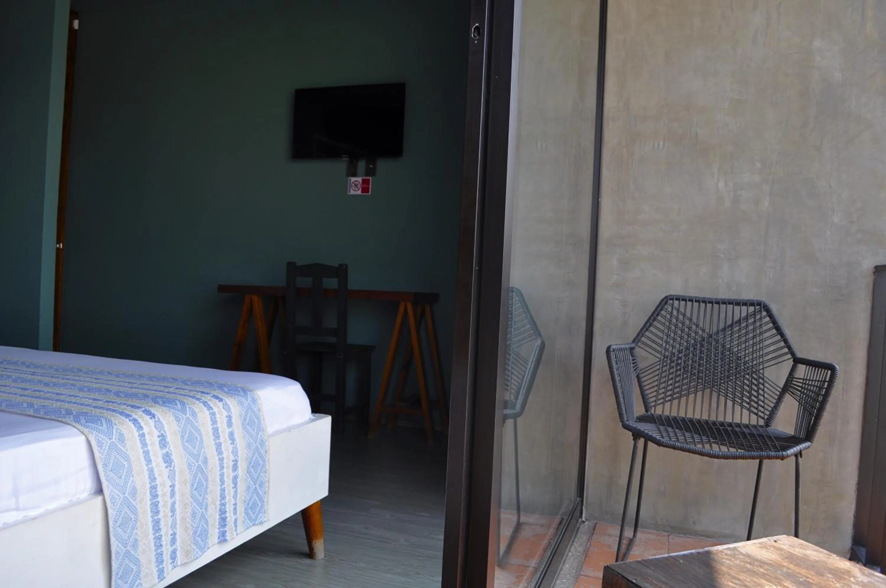 Bed in Hotel Momotus Tuxtla