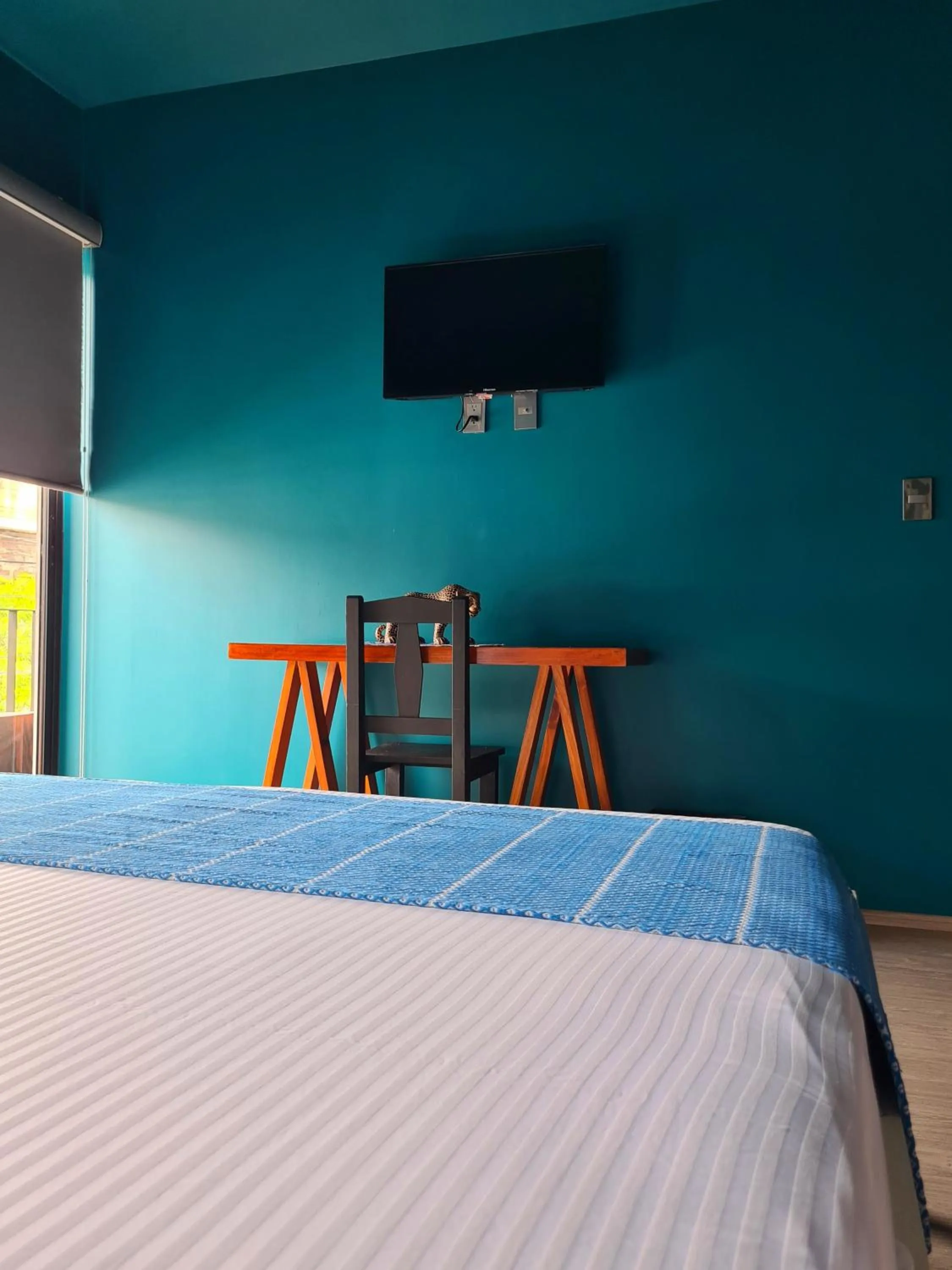 Bed in Hotel Momotus Tuxtla