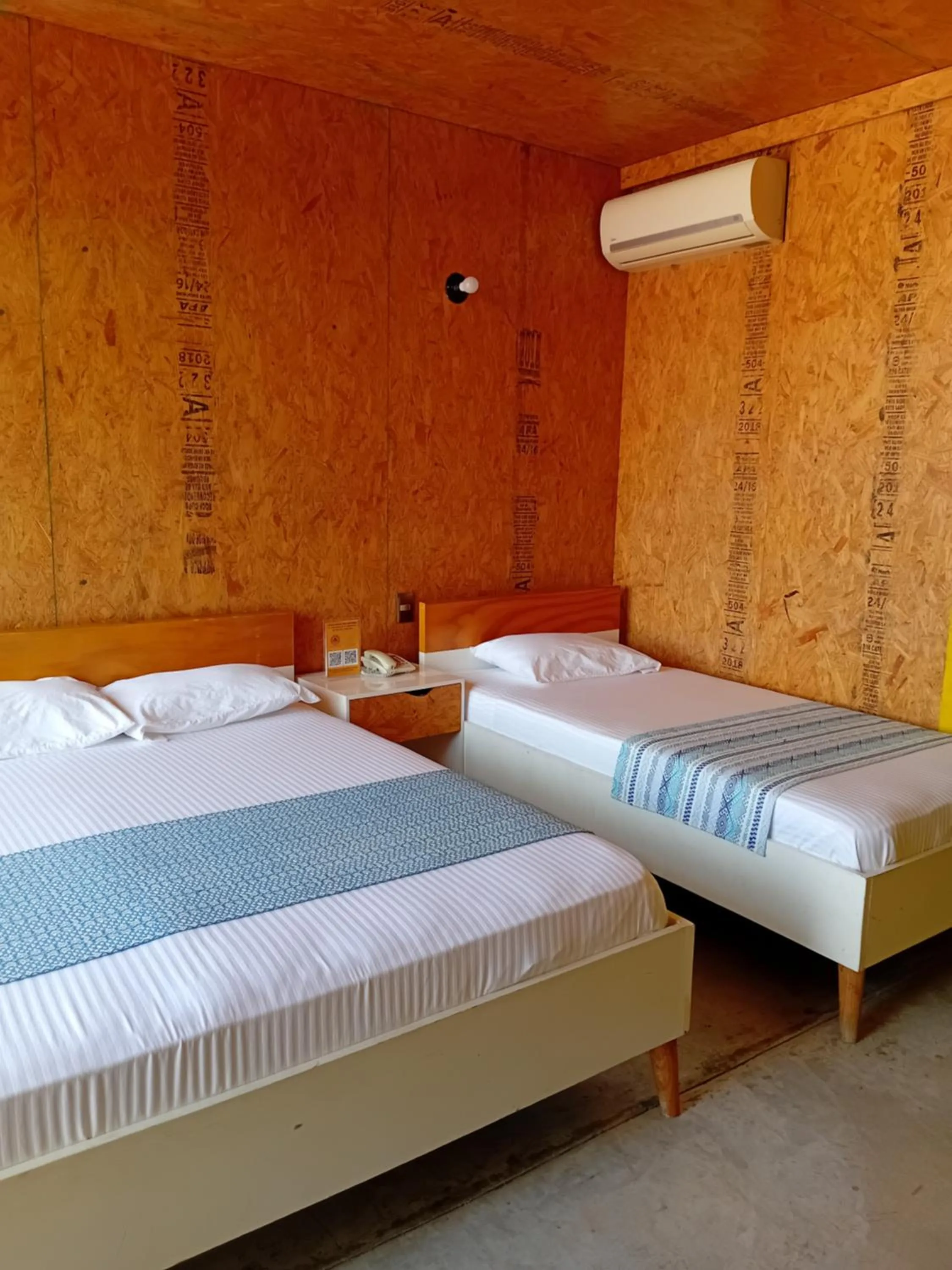 Bed in Hotel Momotus Tuxtla