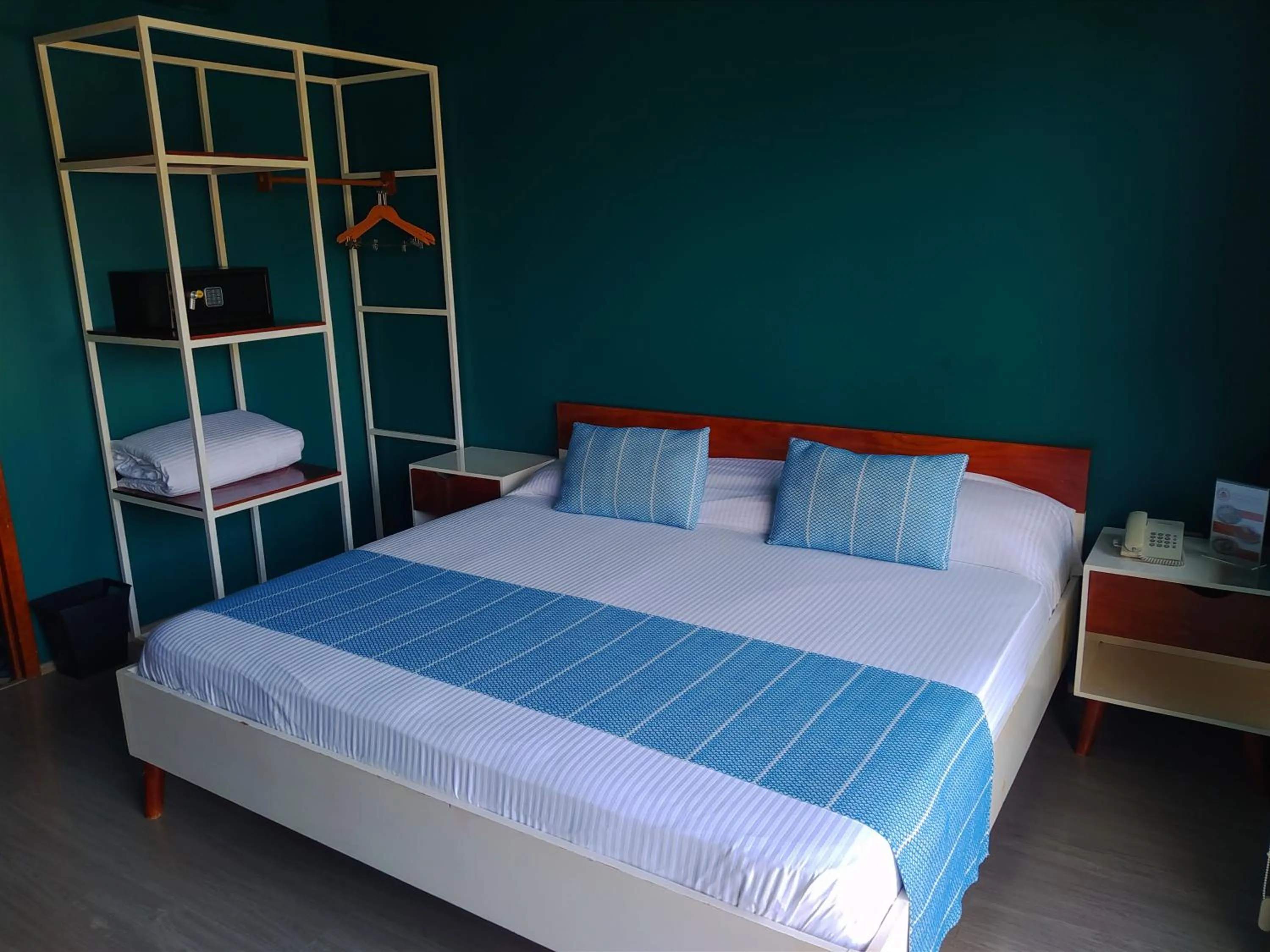Bed in Hotel Momotus Tuxtla