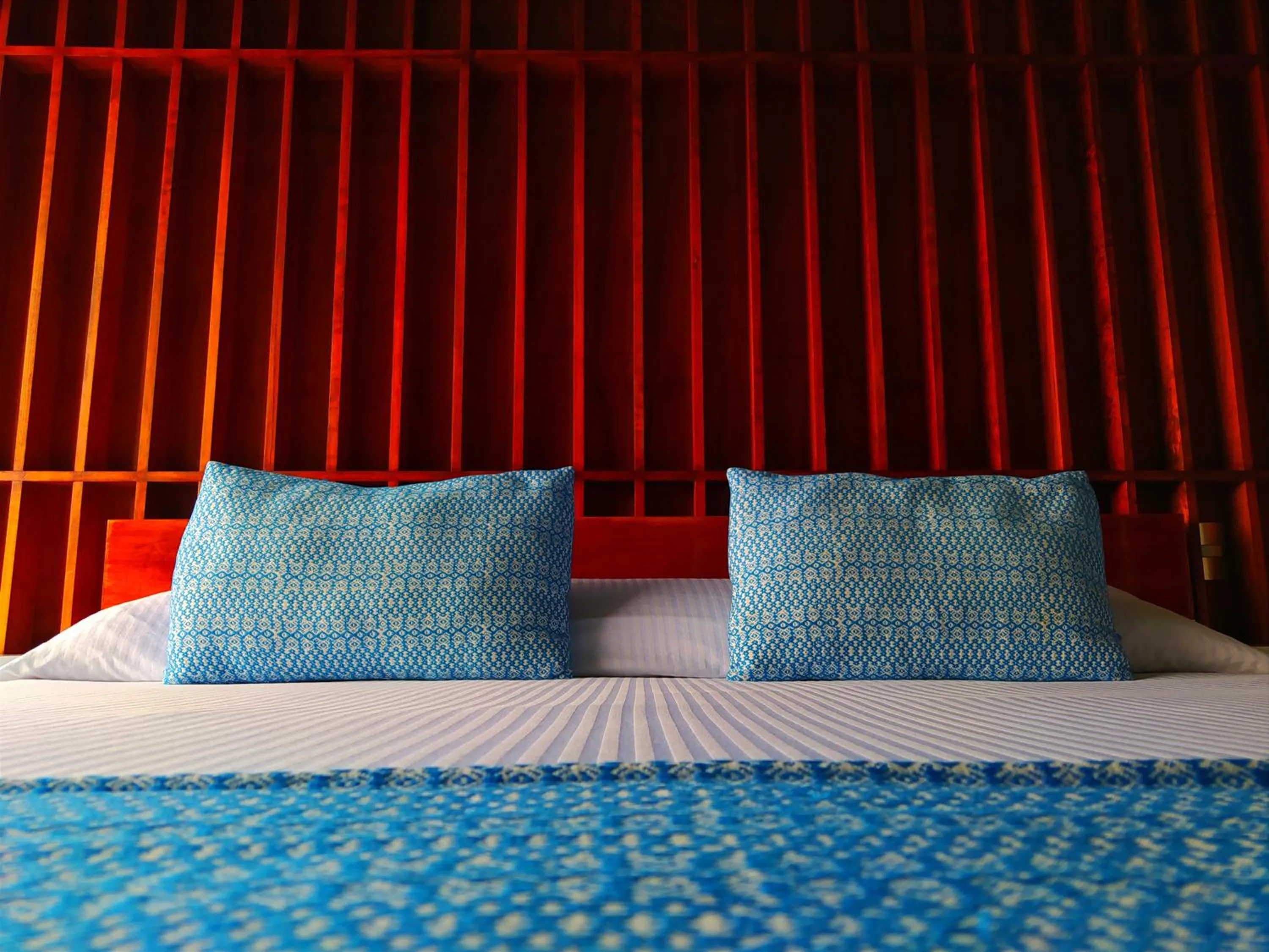 Bed in Hotel Momotus Tuxtla