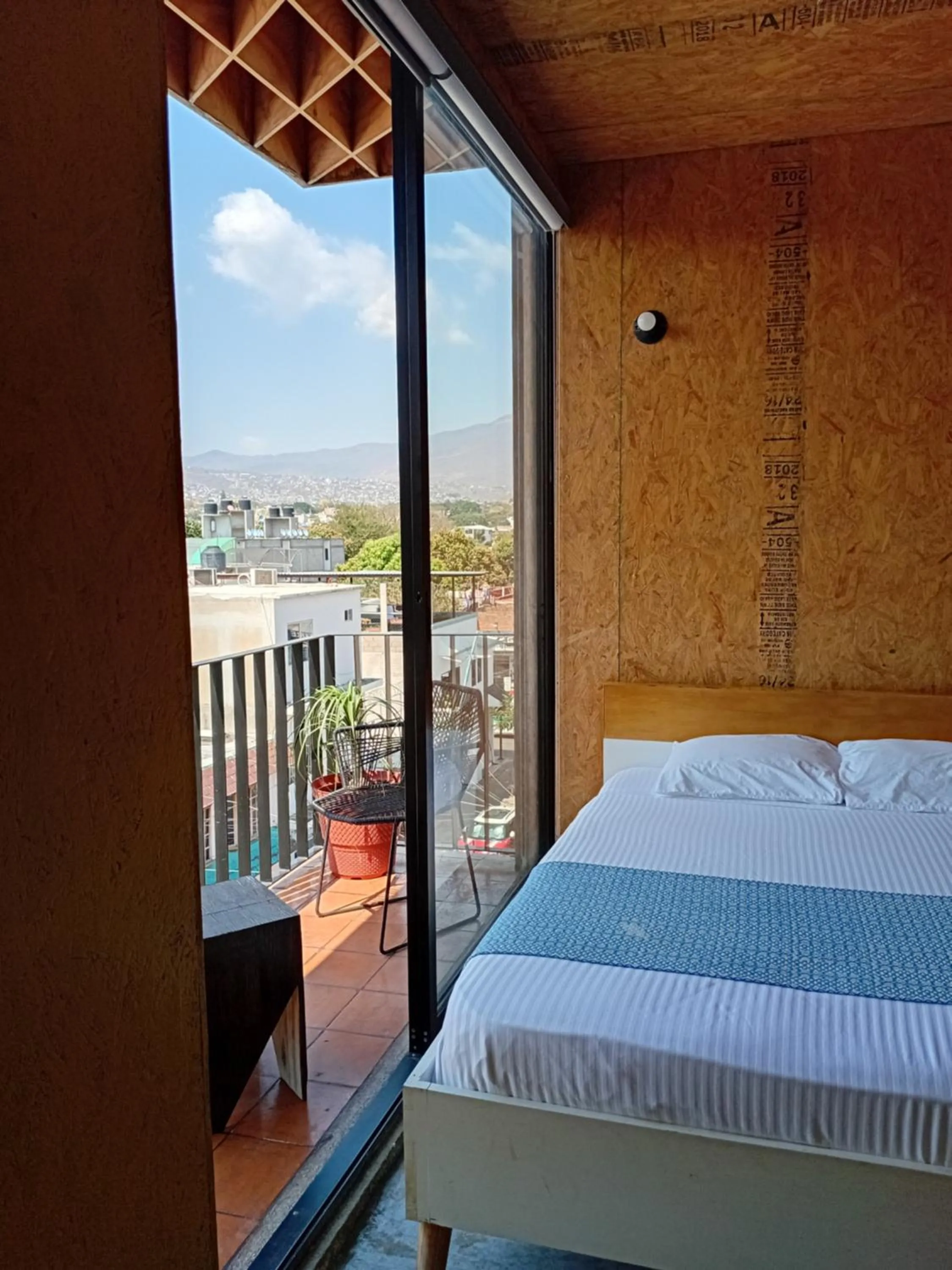 Bed in Hotel Momotus Tuxtla