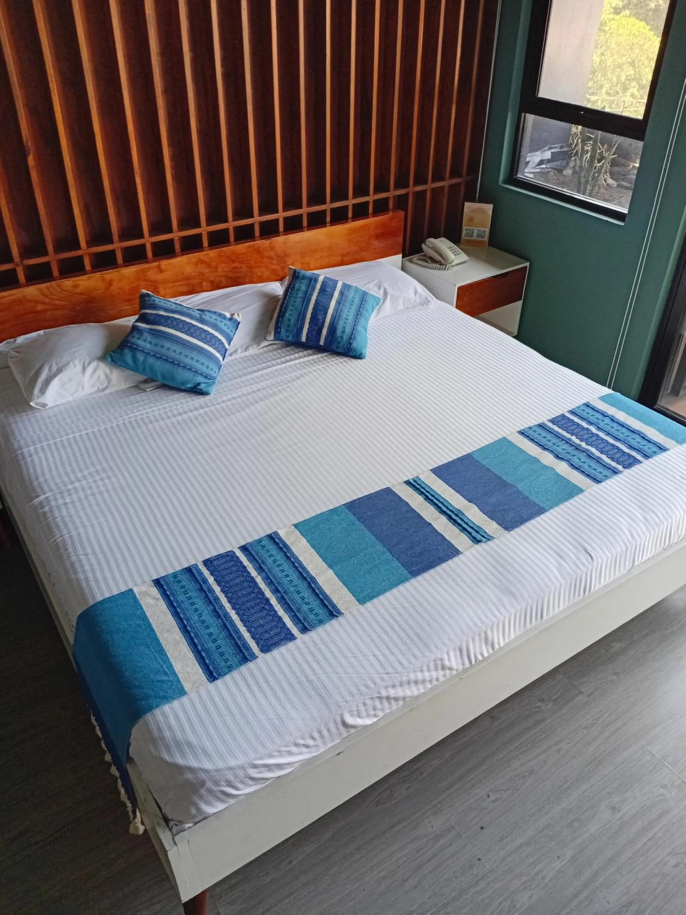 Bed in Hotel Momotus Tuxtla