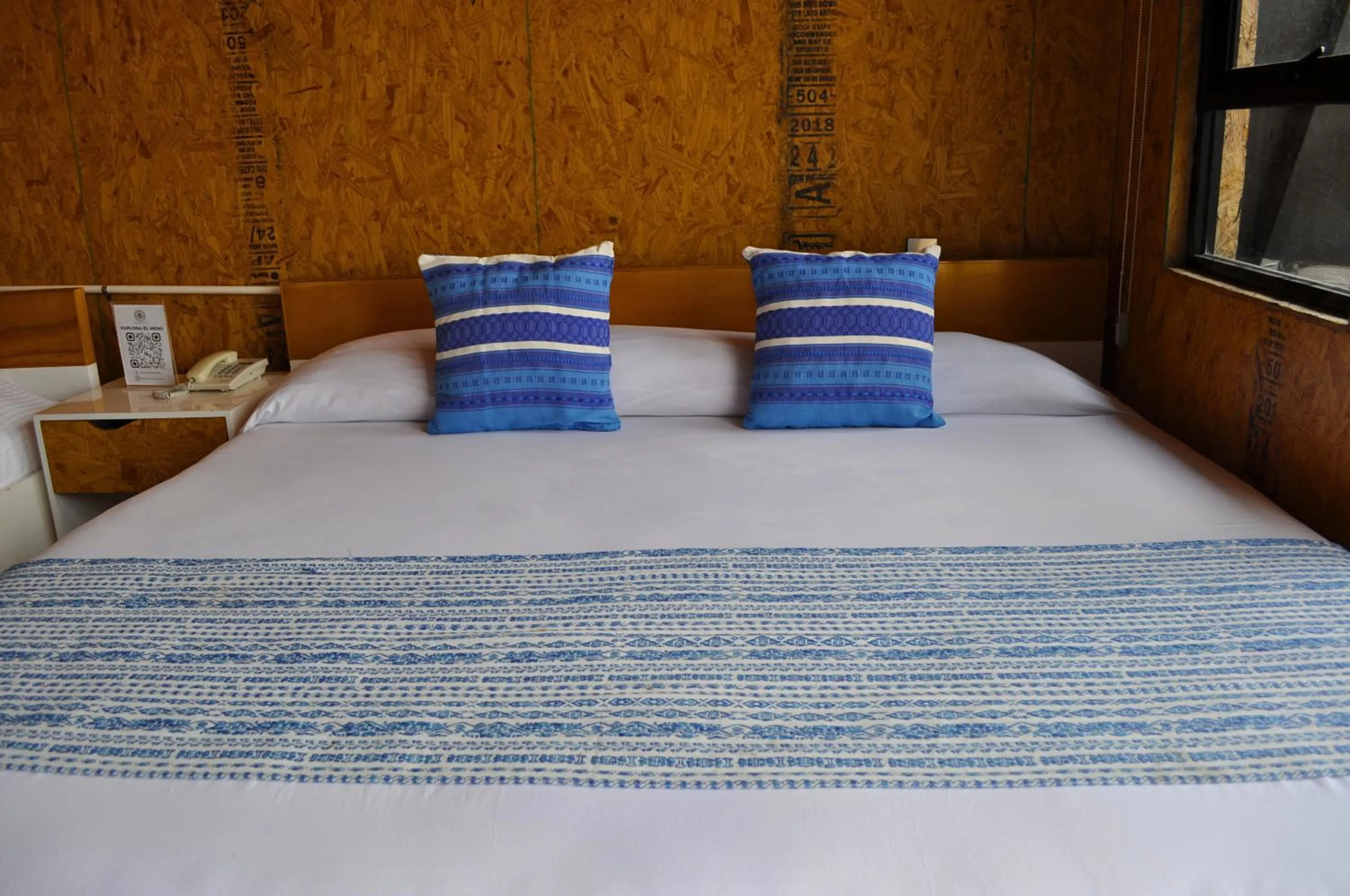 Bed in Hotel Momotus Tuxtla