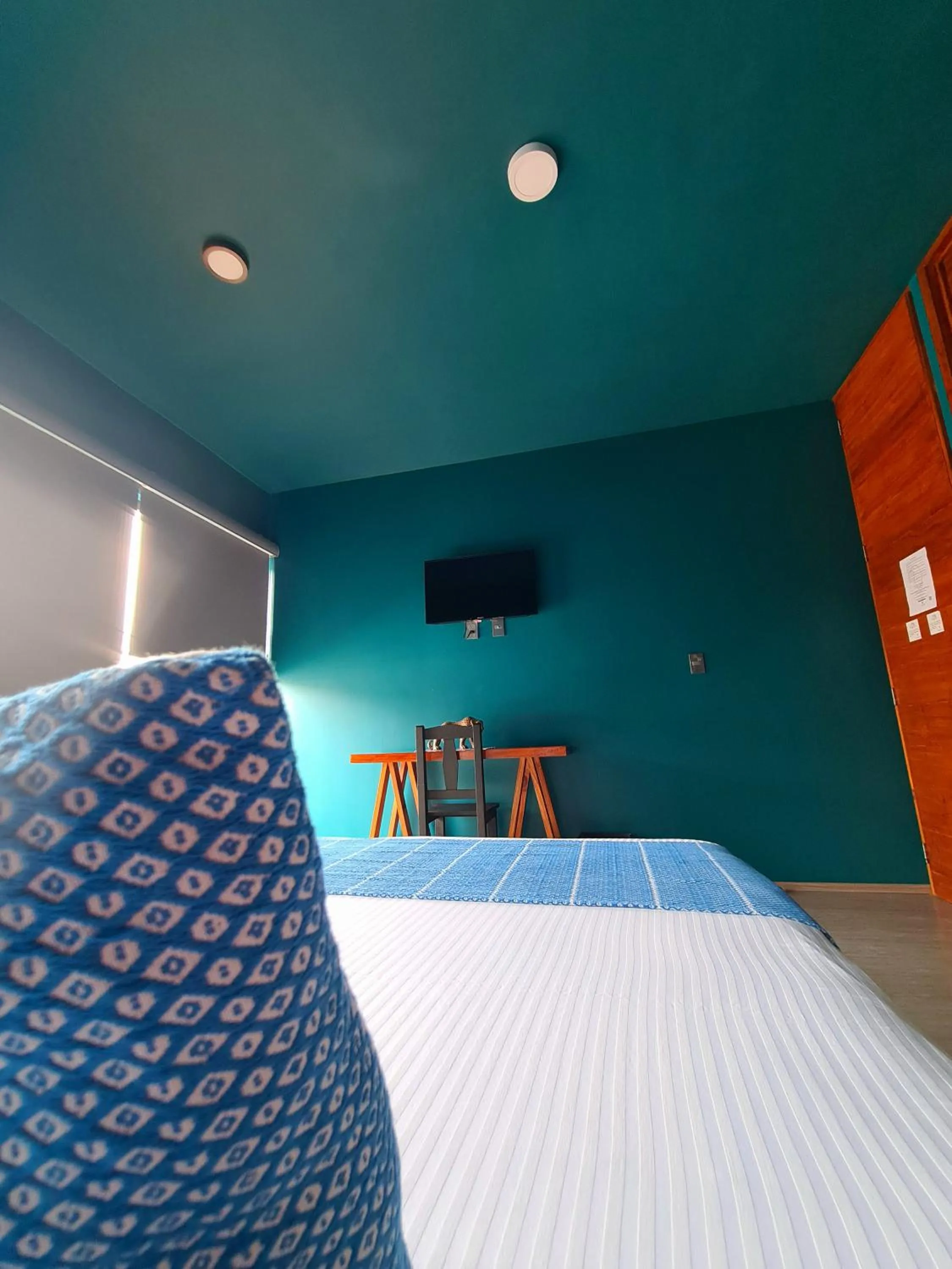 Bed in Hotel Momotus Tuxtla