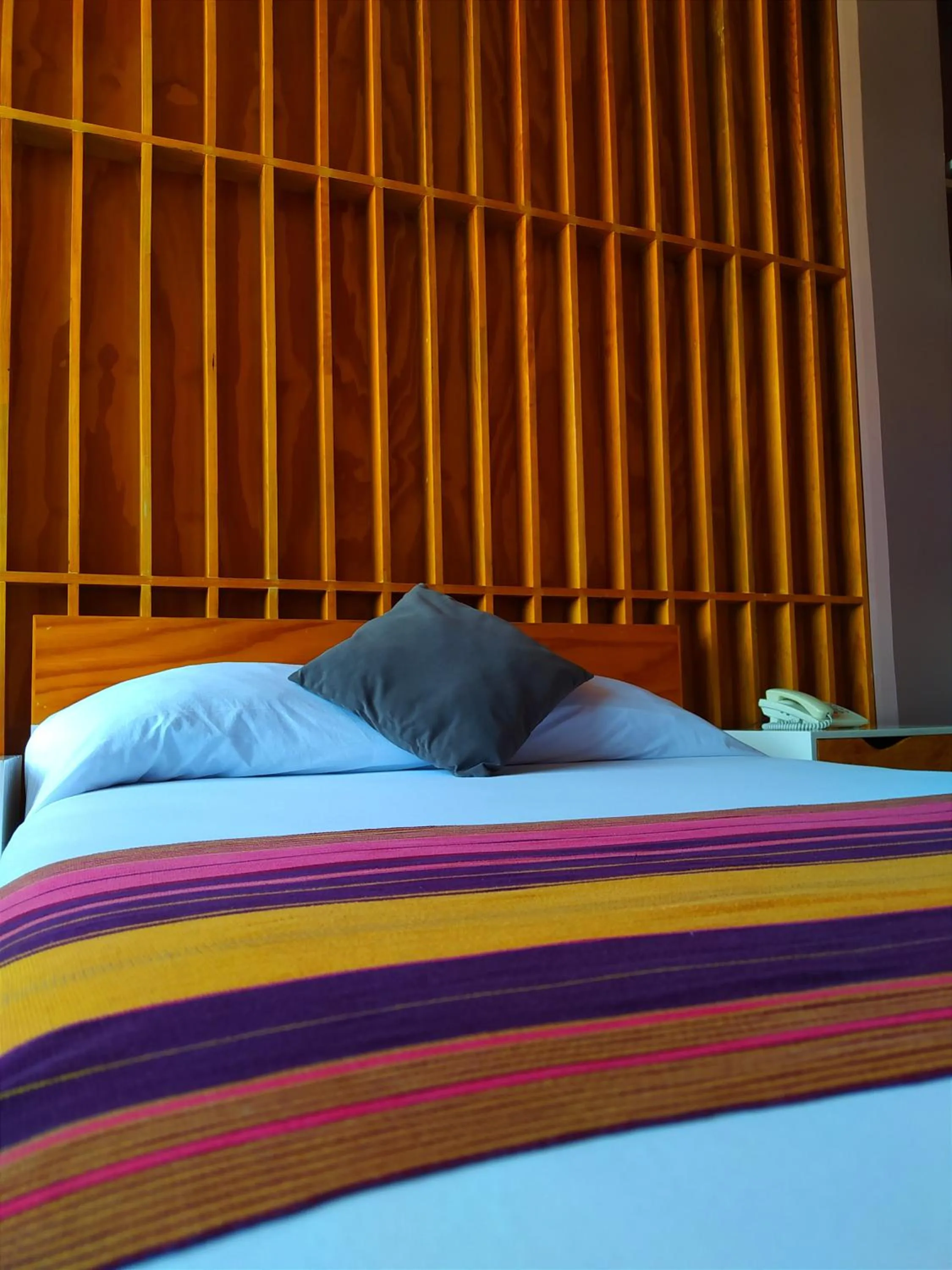 Bed in Hotel Momotus Tuxtla