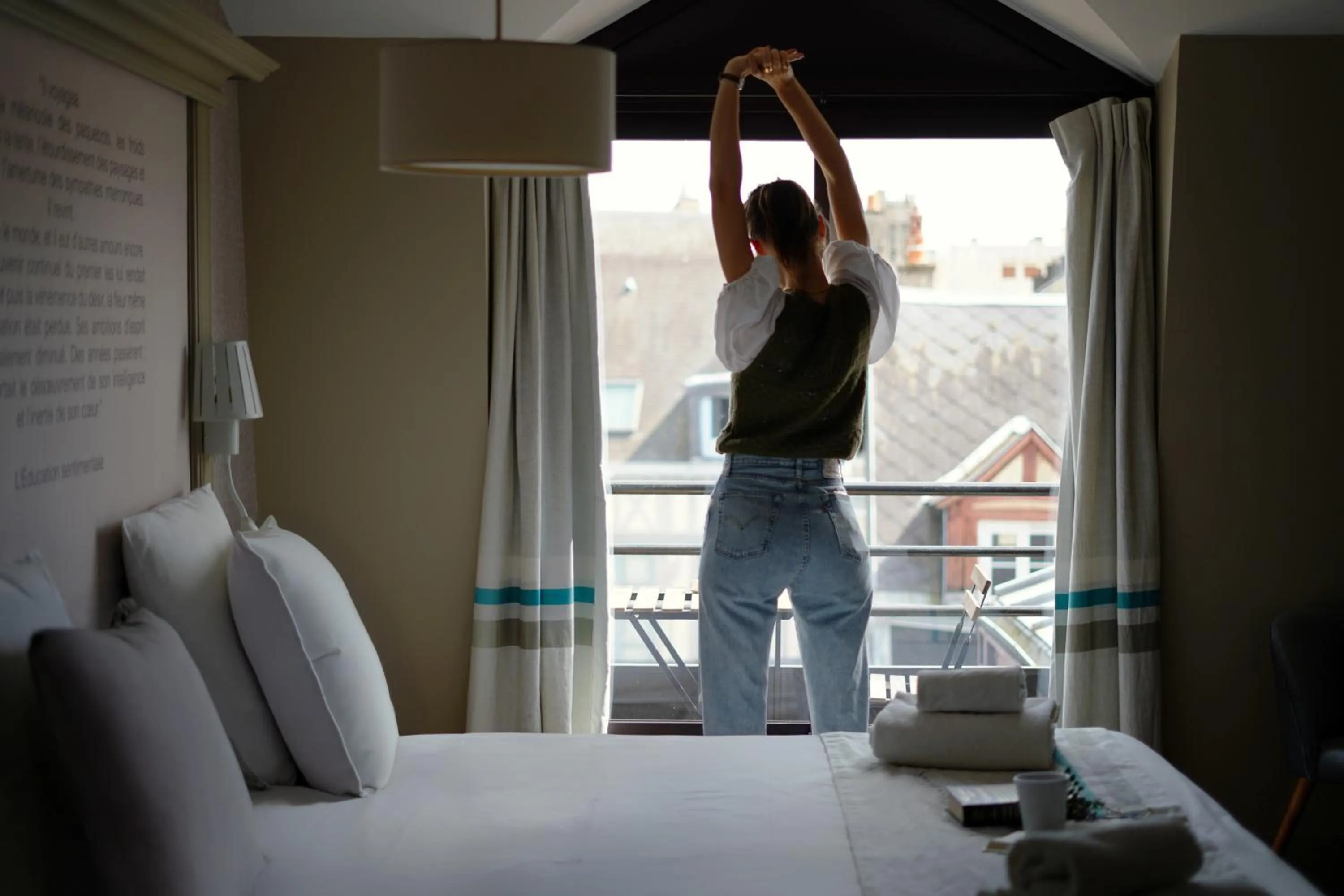 Bedroom, Bed in Hôtel Littéraire Gustave Flaubert, BW Signature Collection