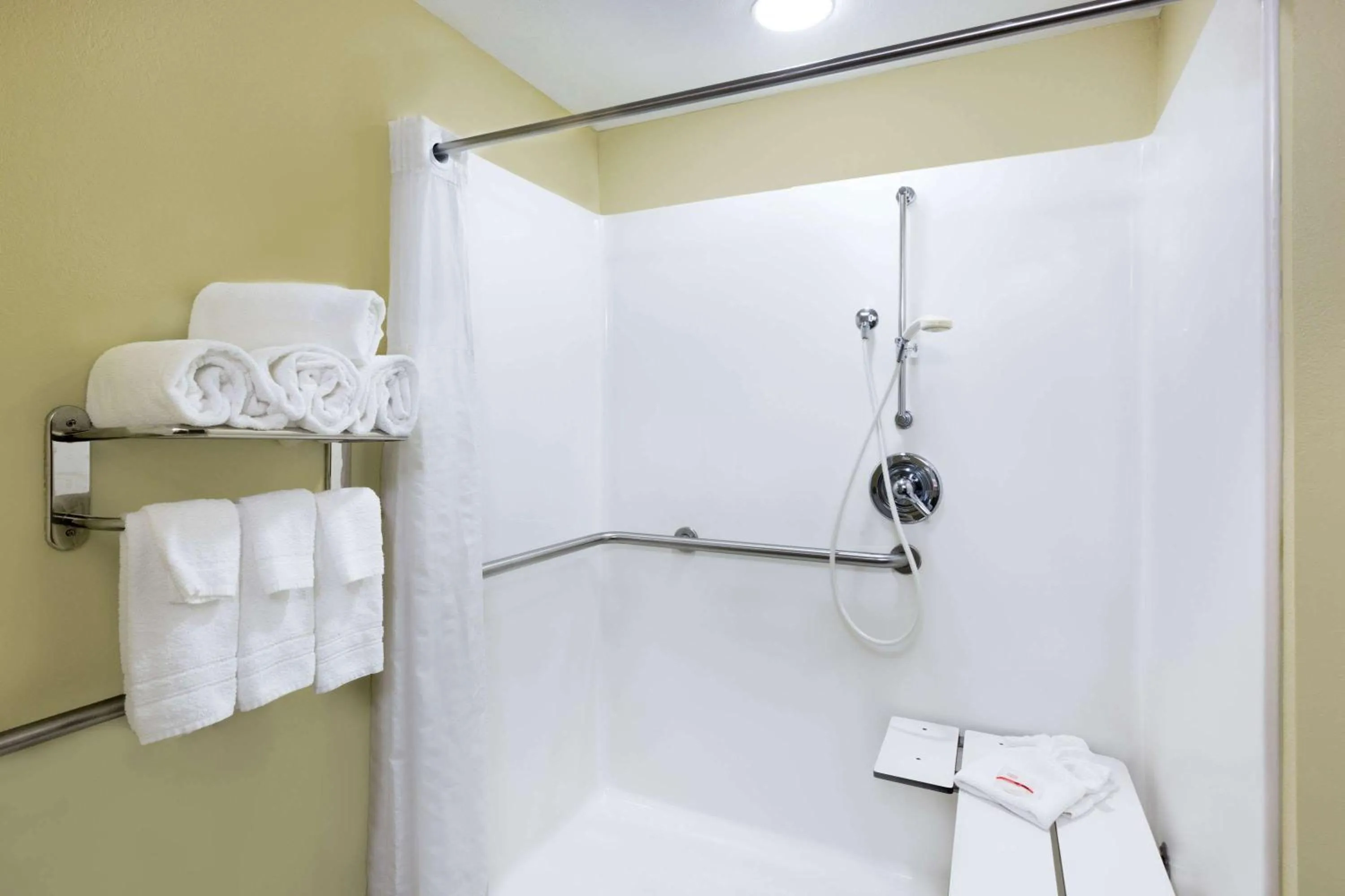 Shower, Bathroom in Microtel Inn & Suites by Wyndham Starkville