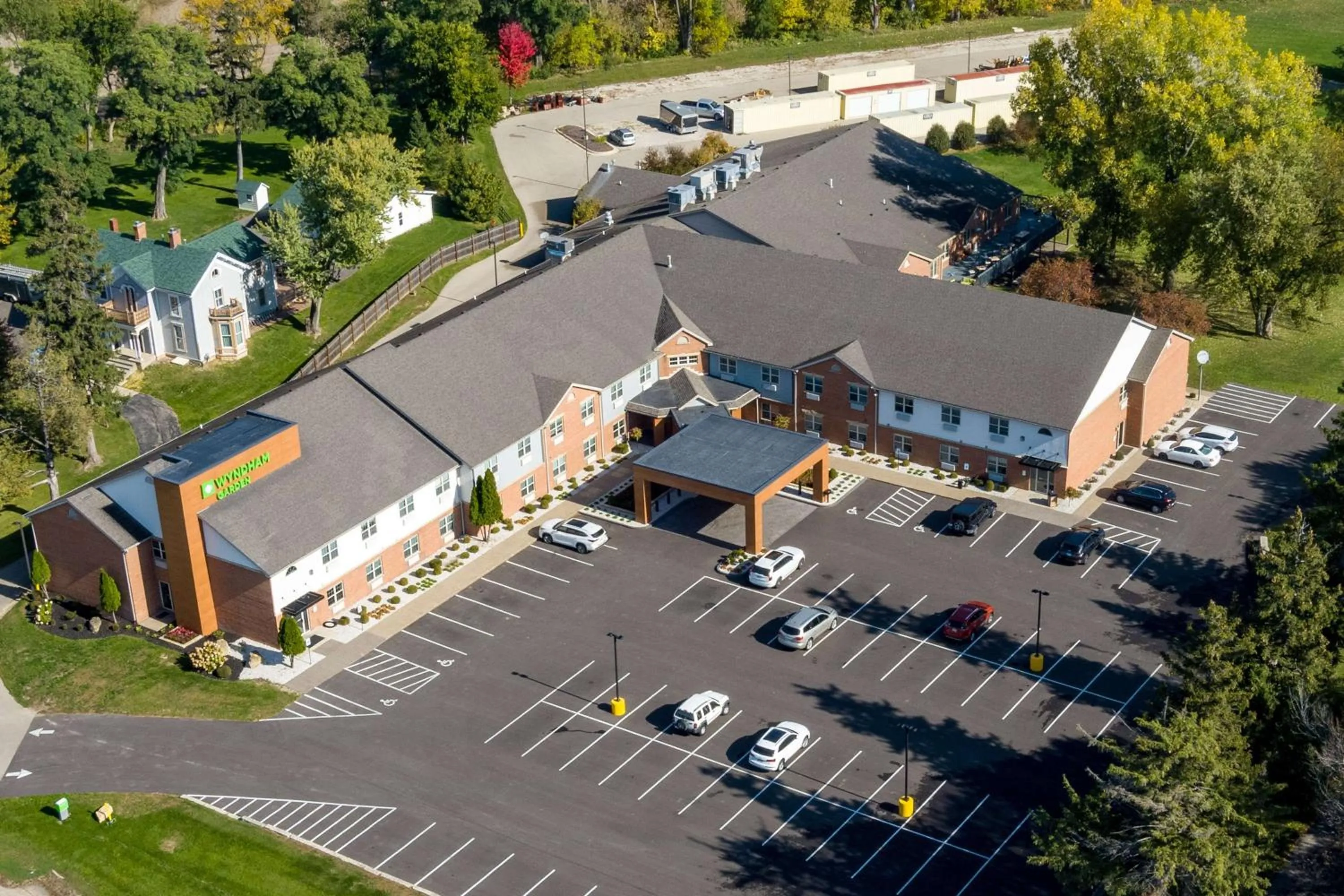 Property building in Wyndham Garden Galena Hotel & Day Spa