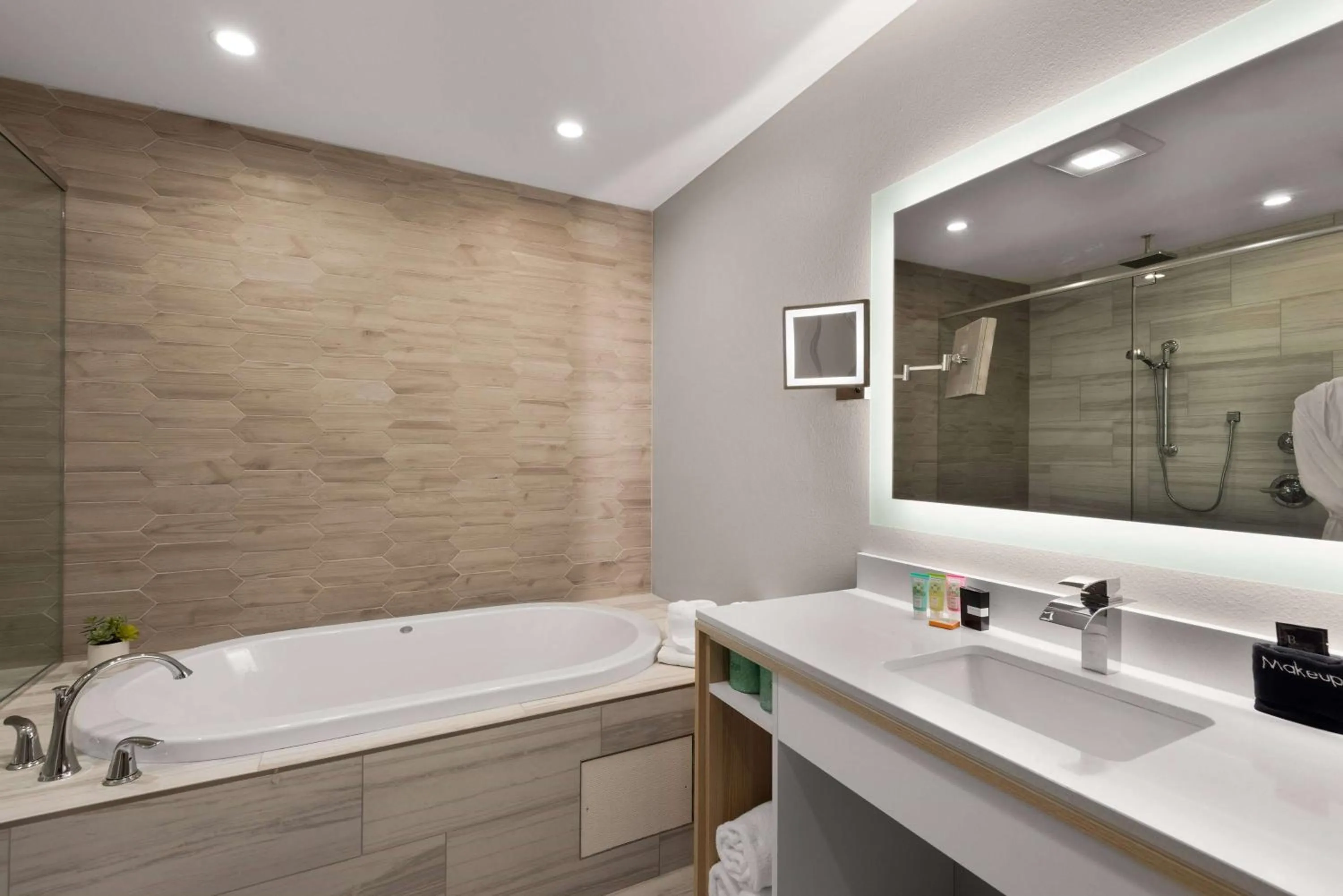 Bathroom in Wyndham Garden Galena Hotel & Day Spa