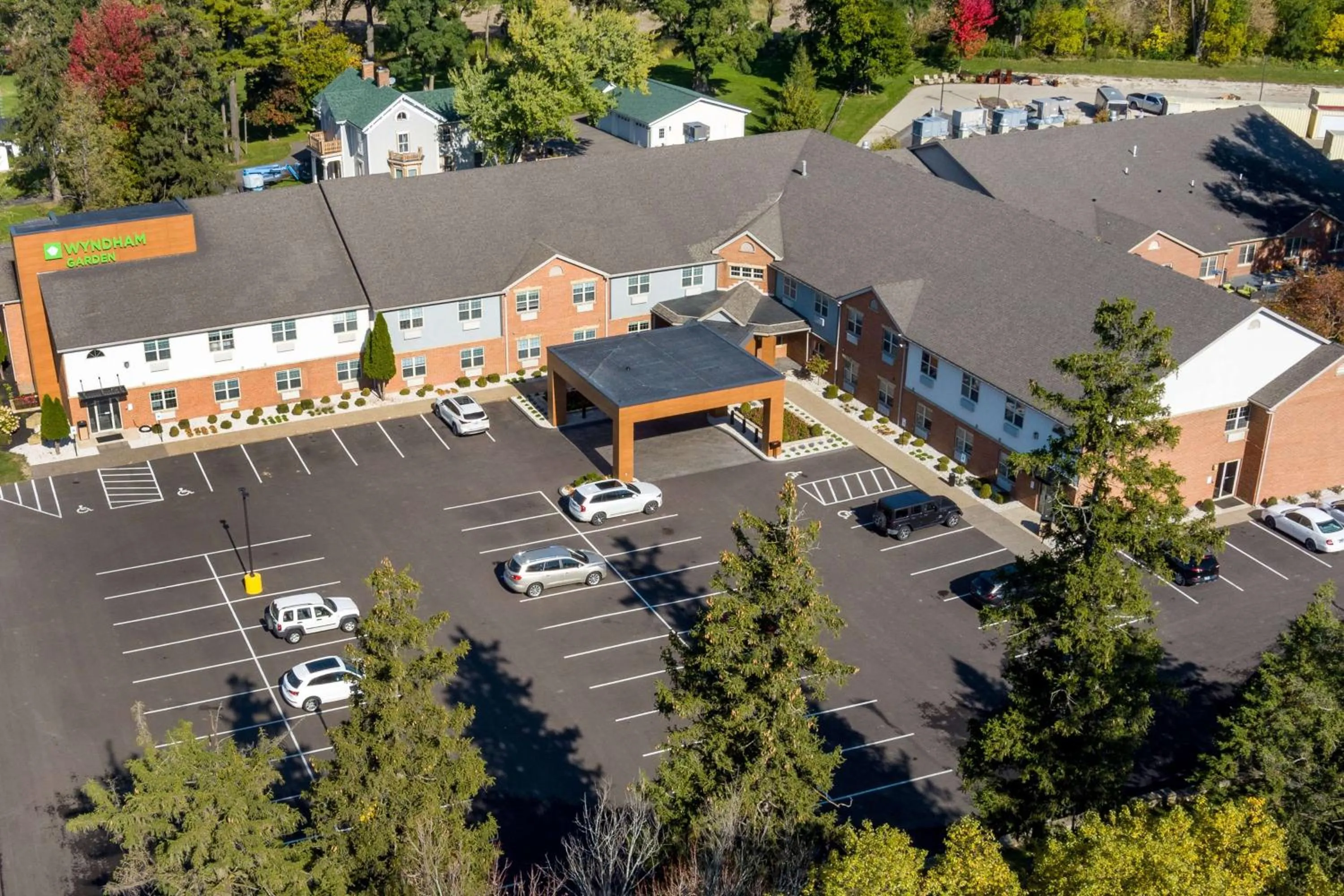 Property building in Wyndham Garden Galena Hotel & Day Spa