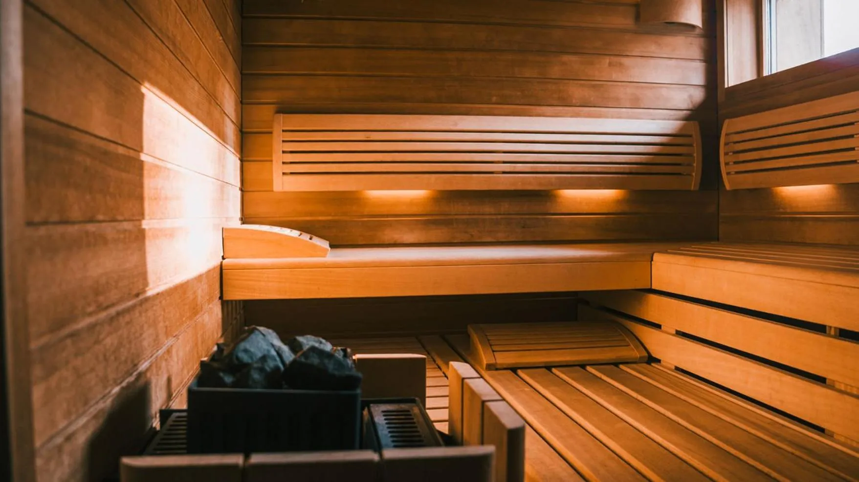 Sauna in Hôtel Château de l'ile