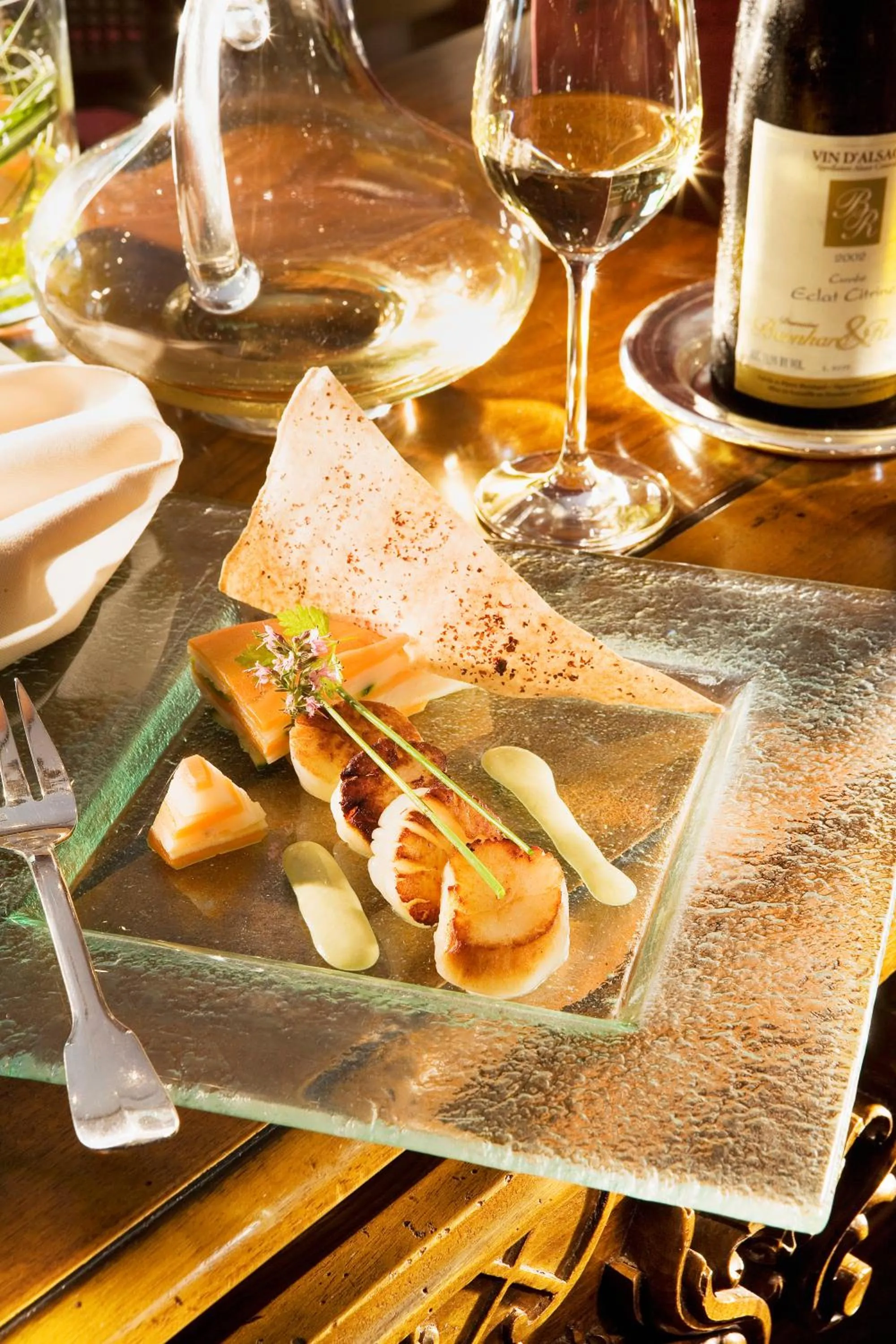 Food and drinks in Hôtel Château de l'ile