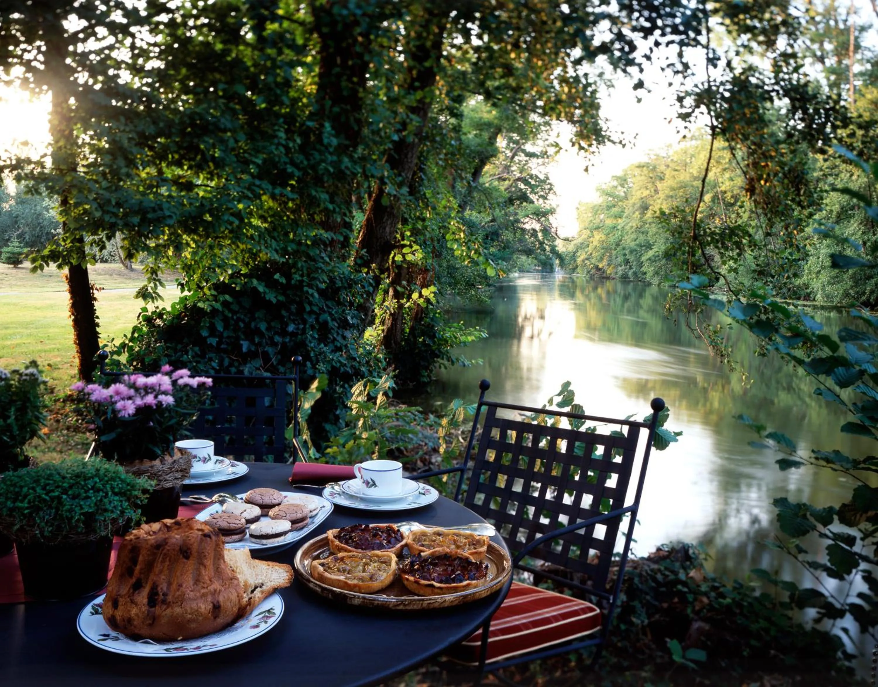 Balcony/Terrace in Hôtel Château de l'ile