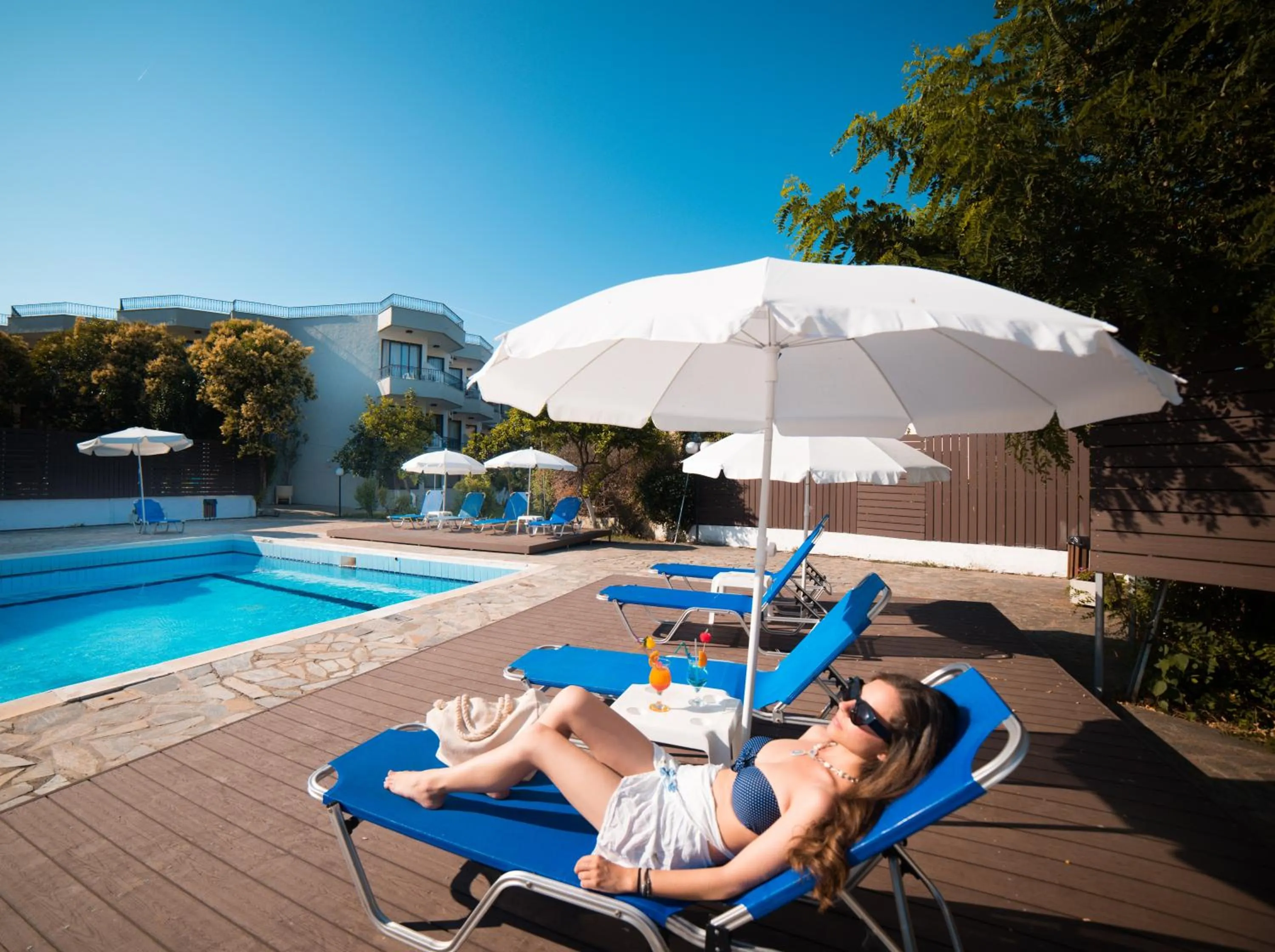 Swimming pool in Hotel Alkionis