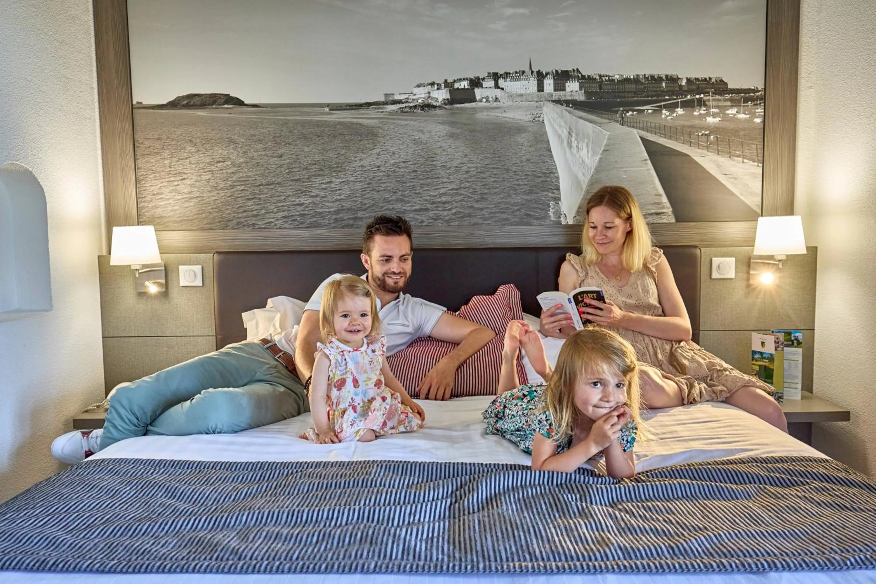 Bed in Saint Malo Golf Resort