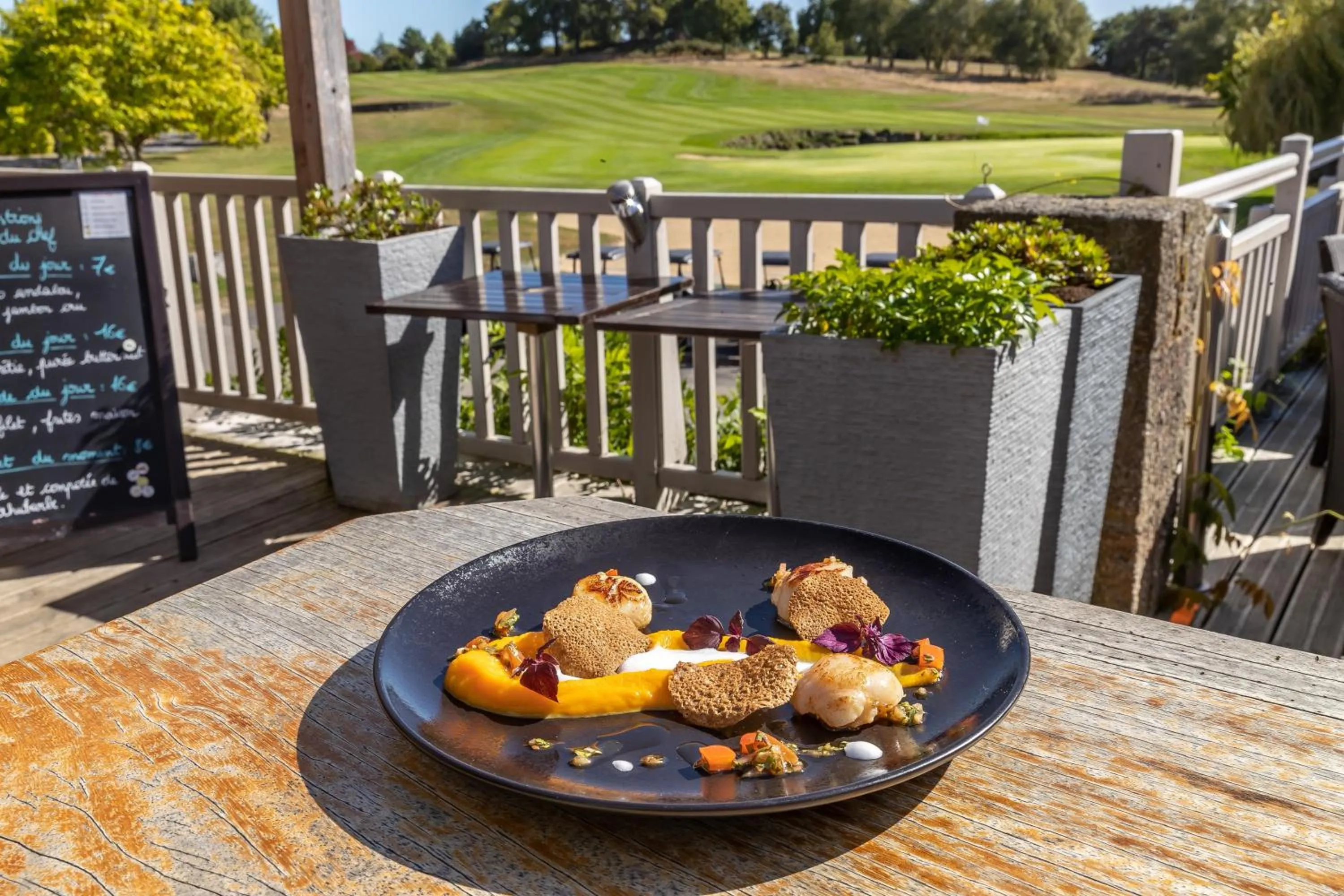 Patio in Saint Malo Golf Resort