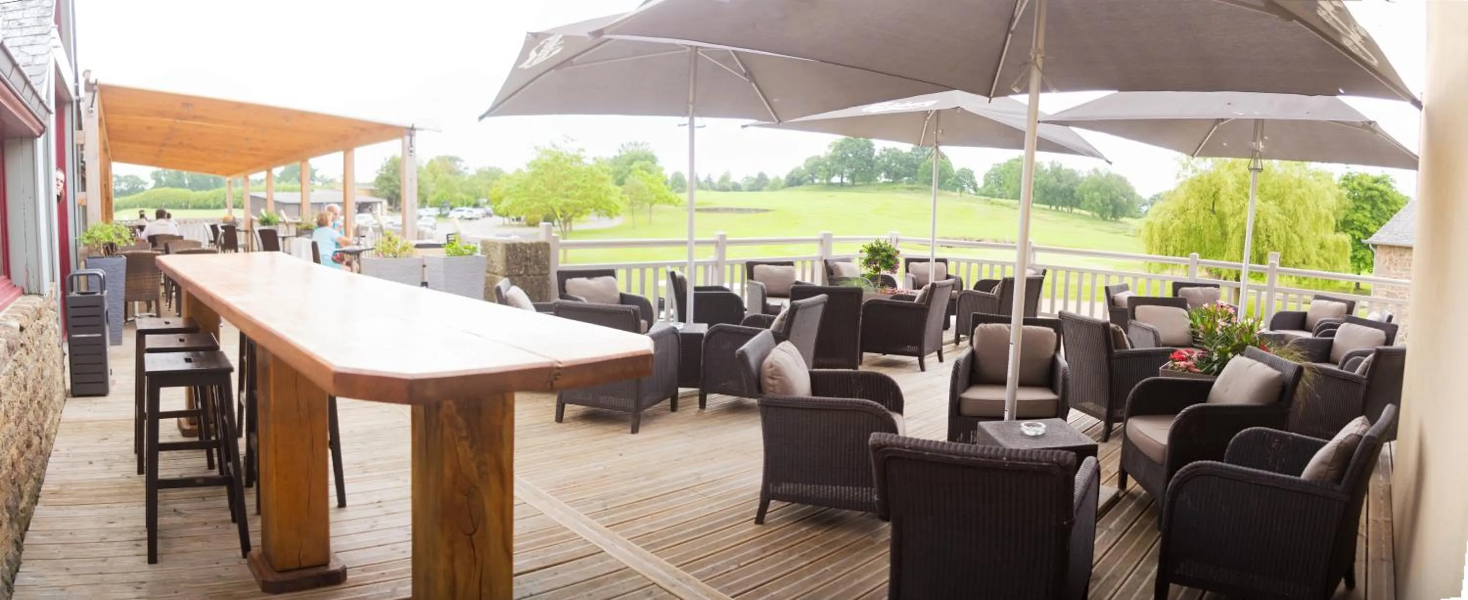 Patio in Saint Malo Golf Resort