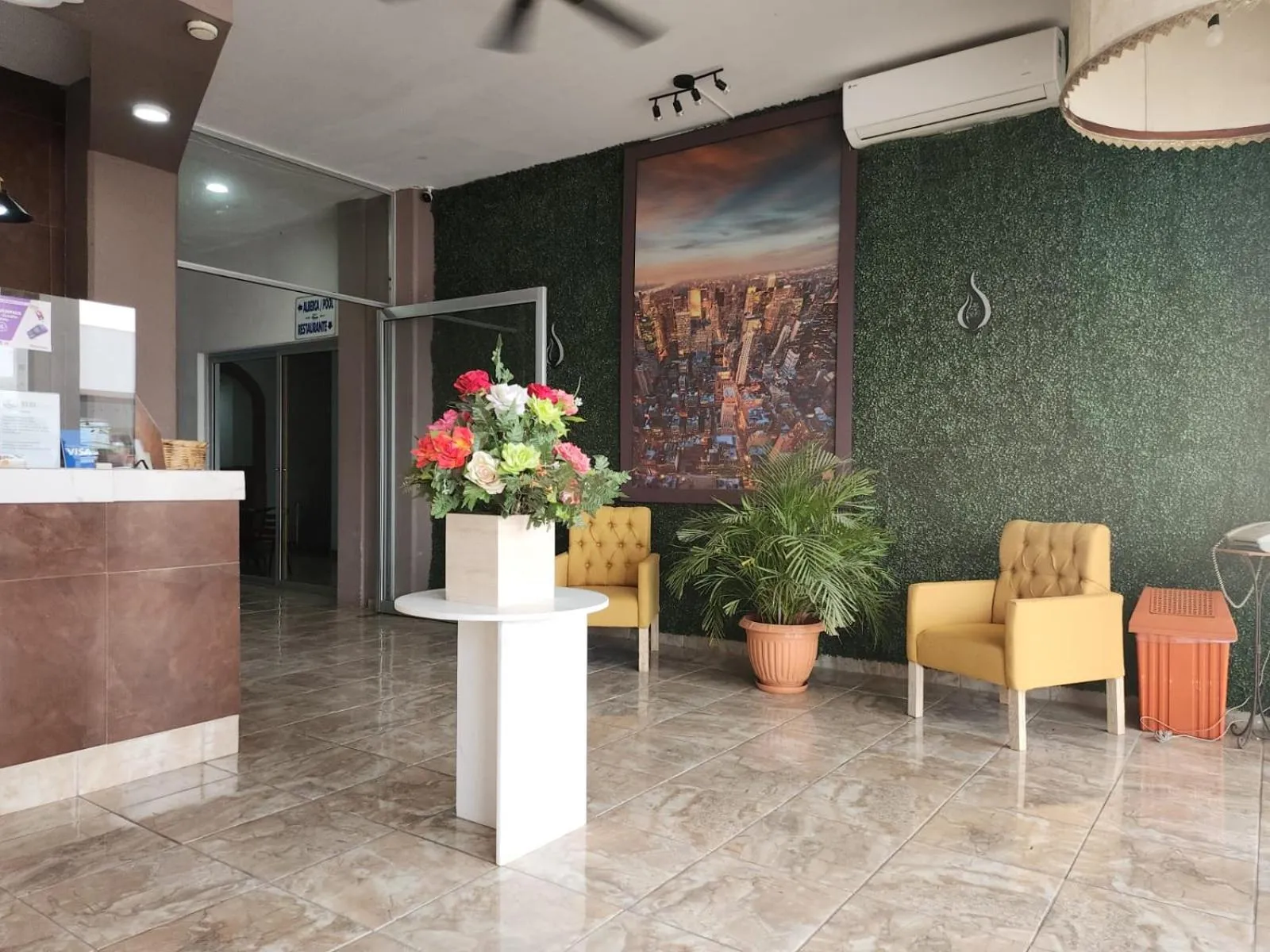 Seating area in BB INN