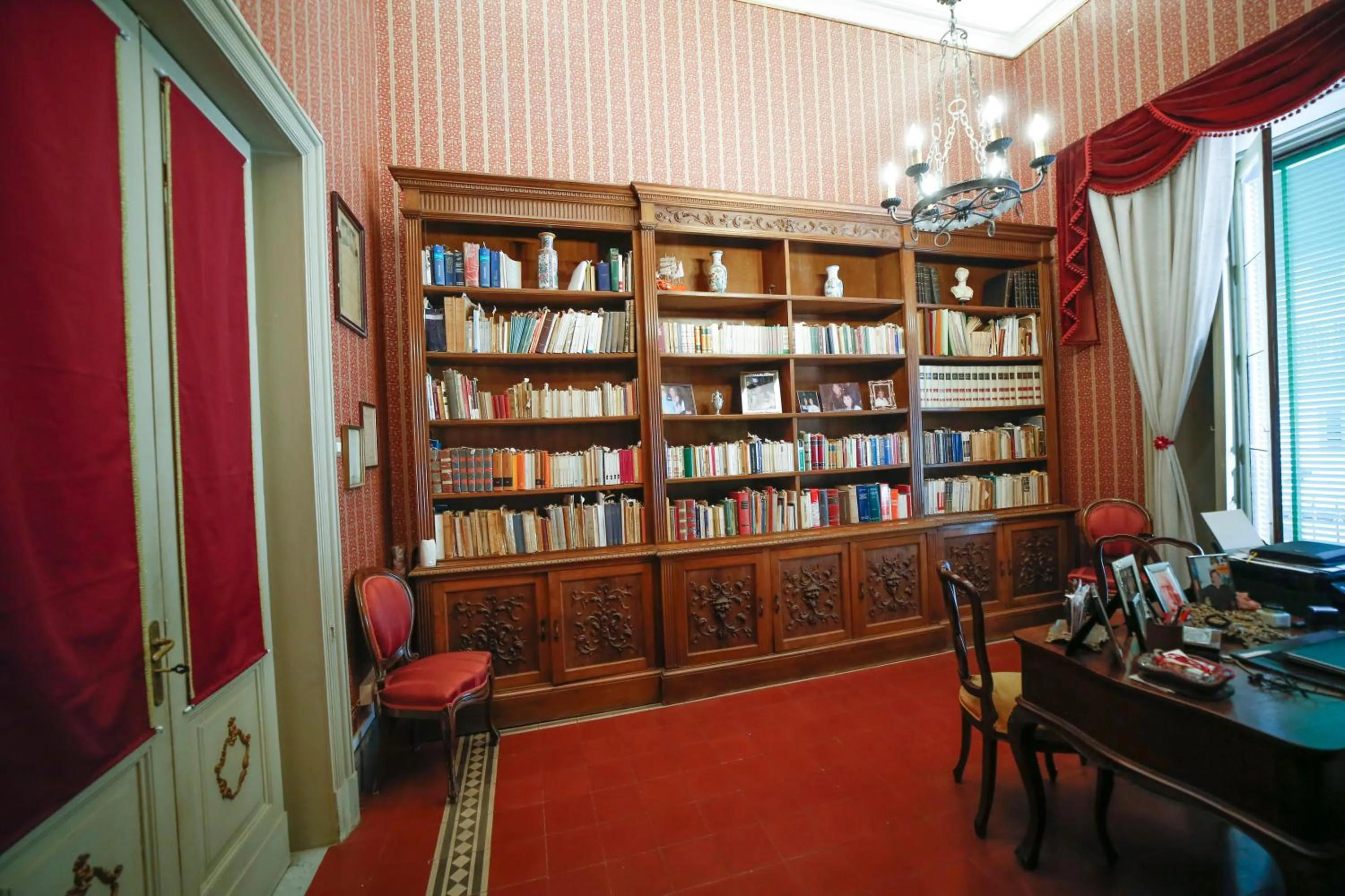 Library in La casa di Marcello