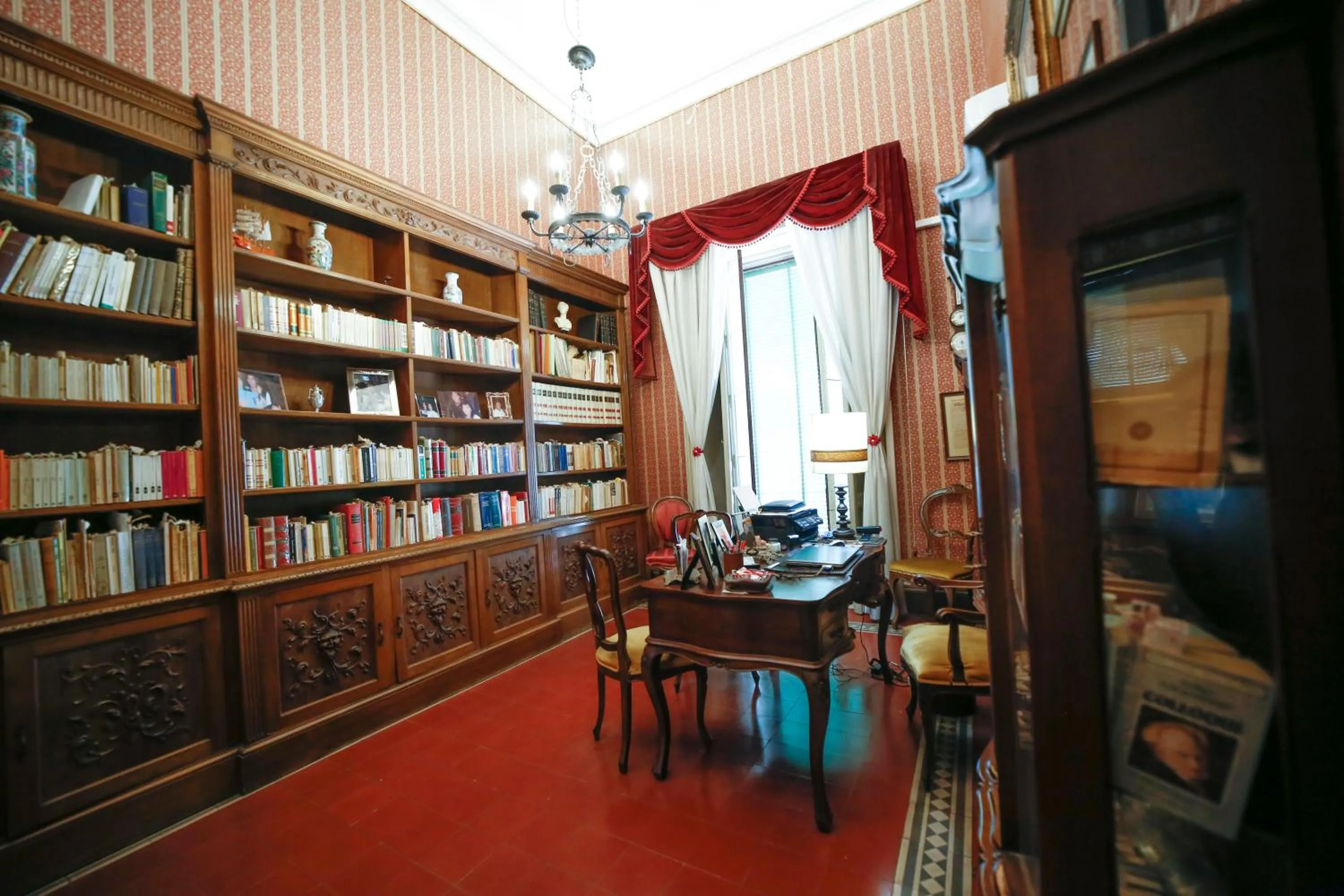 Library in La casa di Marcello